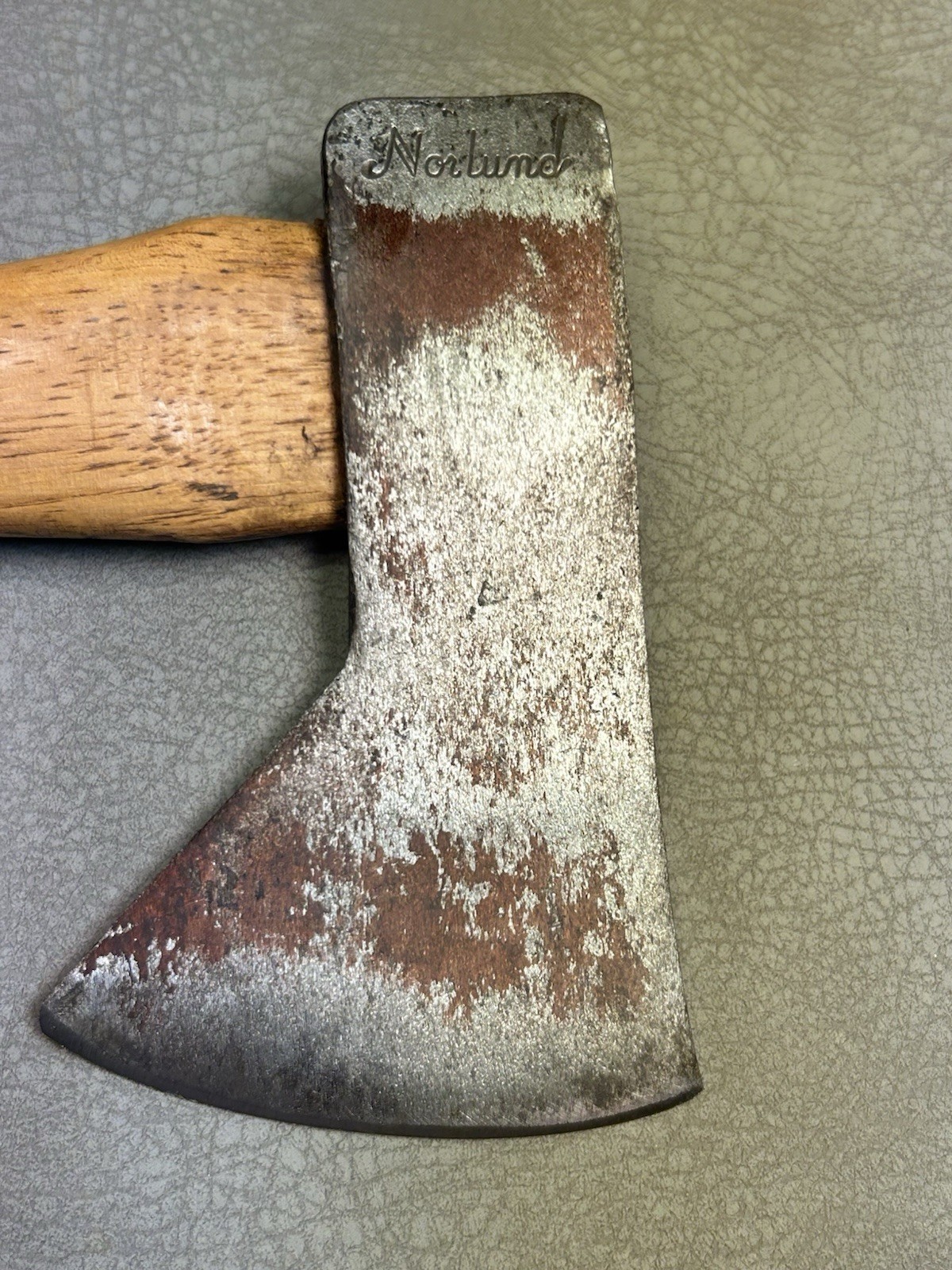 Vintage Norlund Hudson Bay Small Single Bit Camp Axe Hatchet w/ Original Handle