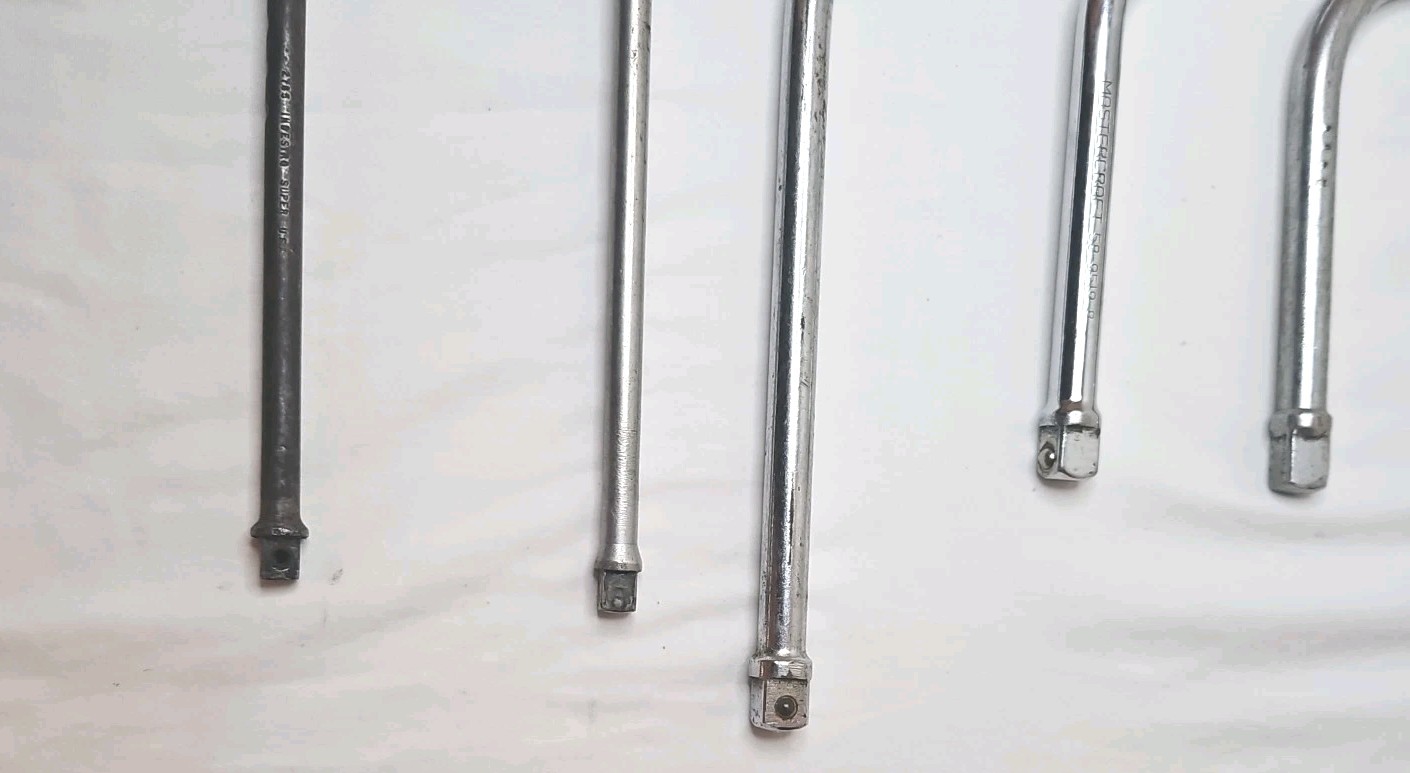 Lot of 5 Vintage 1/2 & 3/8″ Drive Speed Handles SK Husky Indestro Mastercraft