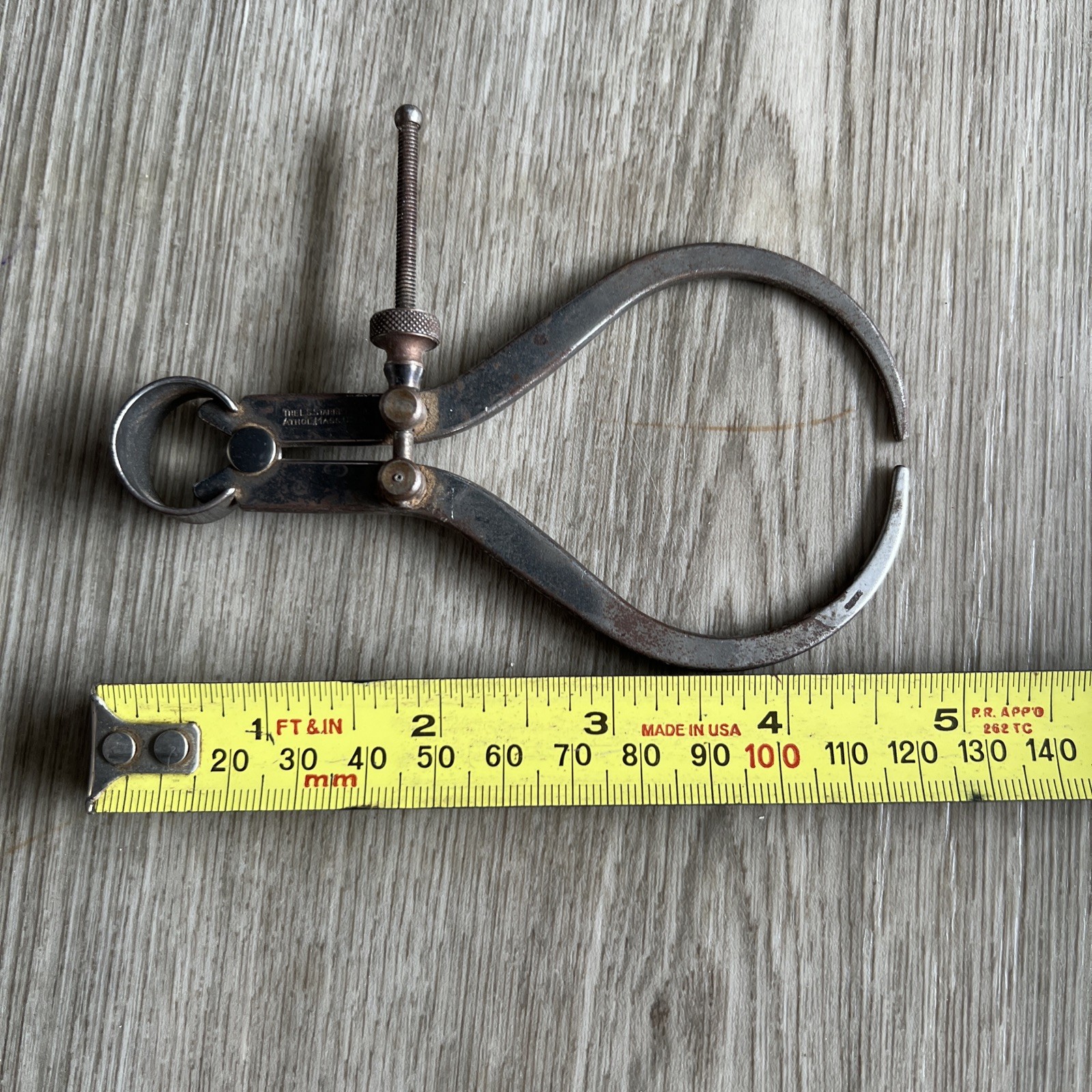 Vintage Starrett 5″ Legs Outside Caliper Spring Type USA Made!