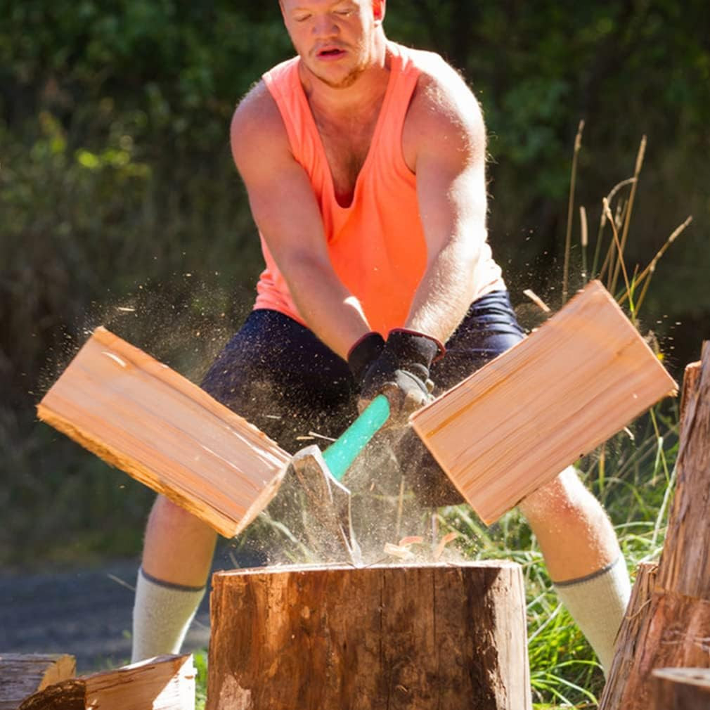 36″ Splitting Axe, Chopping Axe|Splitting Maul for Firewood,|6.8Lbs Heavy Duty F