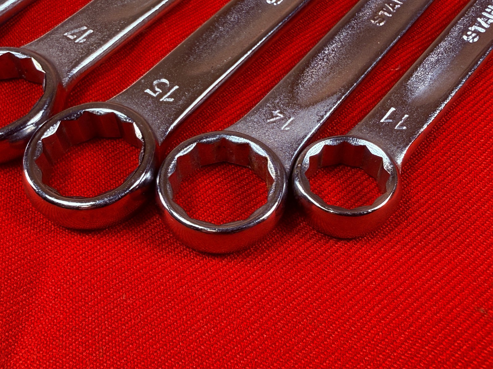 RARE No or Zero Offset NOS 8 pc Stahlwille Box End Wrench Set Metric 10-32mm