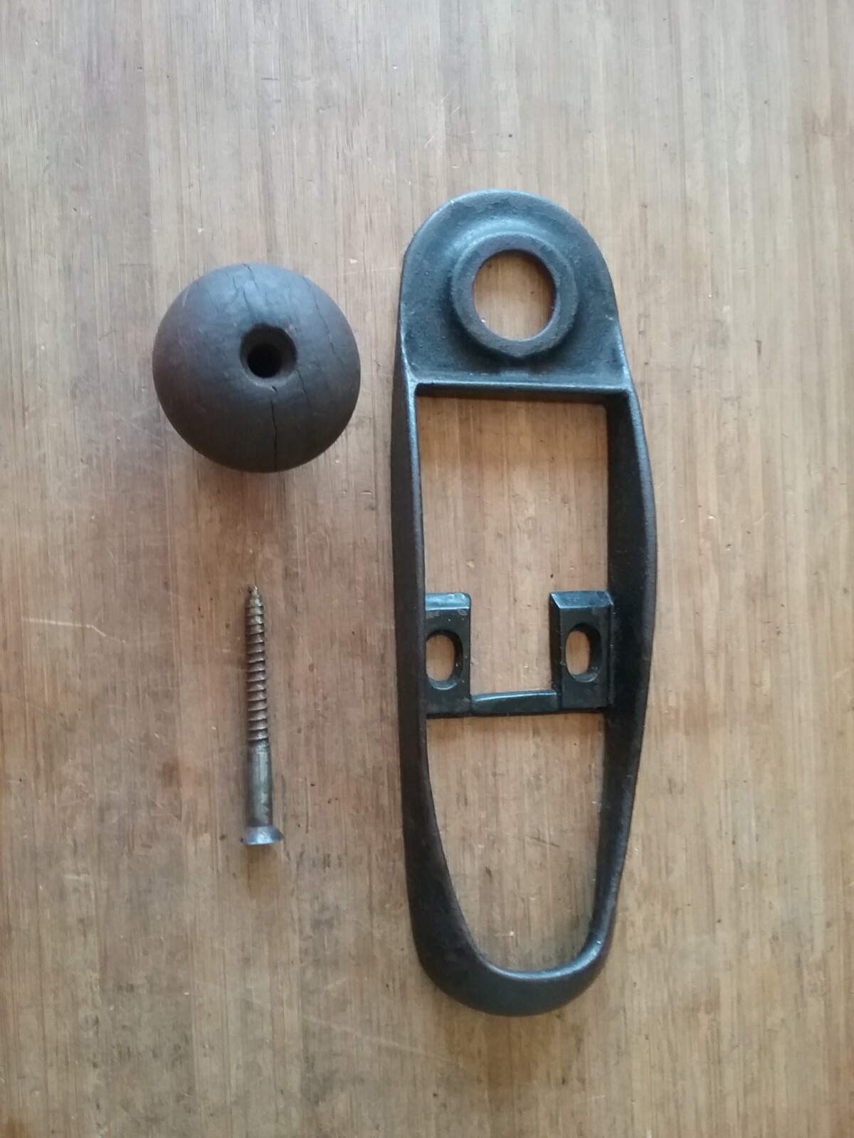 Antique Union Transitional Plane Cast Top Plate + knob (REF27)