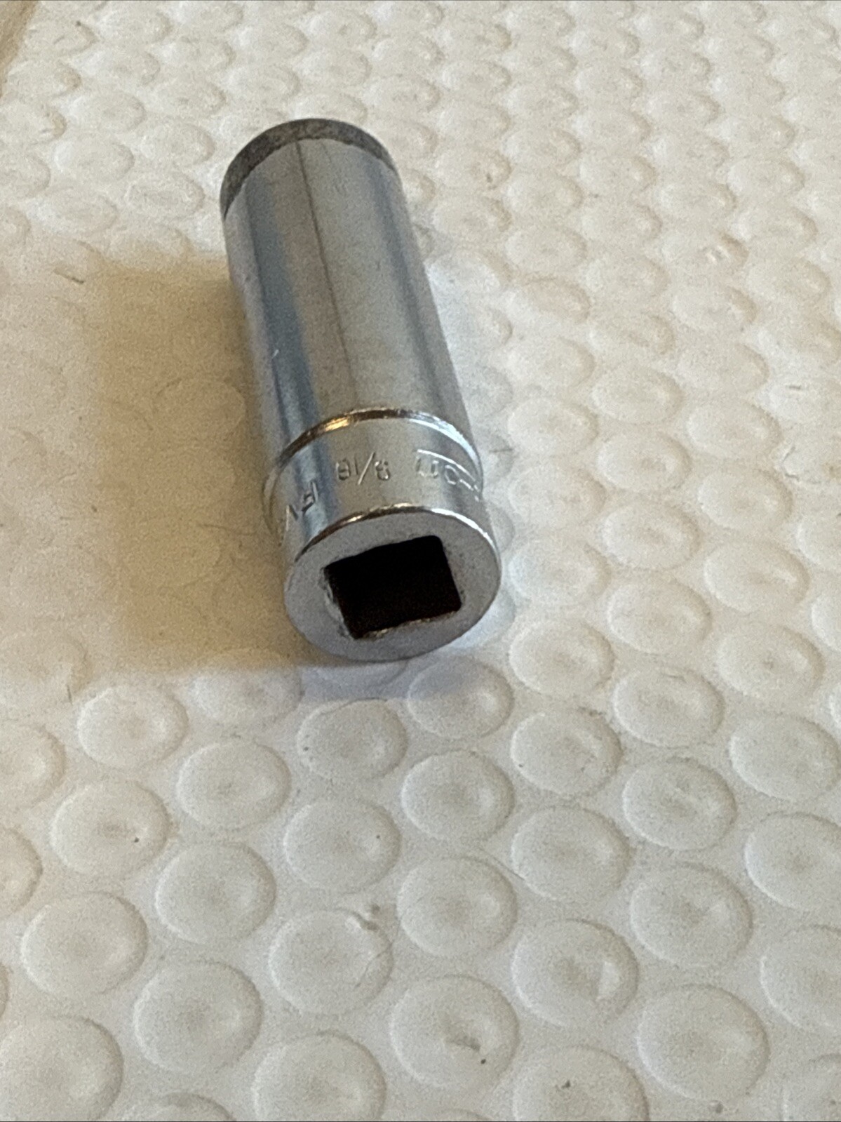 SNAP-ON FVS-181, 9/16in. 3/8in. Drive 12pt Deep Socket, USA