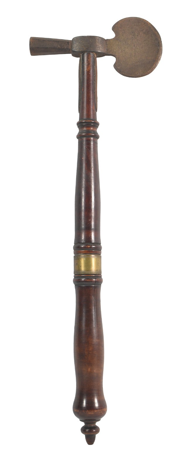 antique sugar hammer axe French 18th 19th century turned wooden handle Louvre