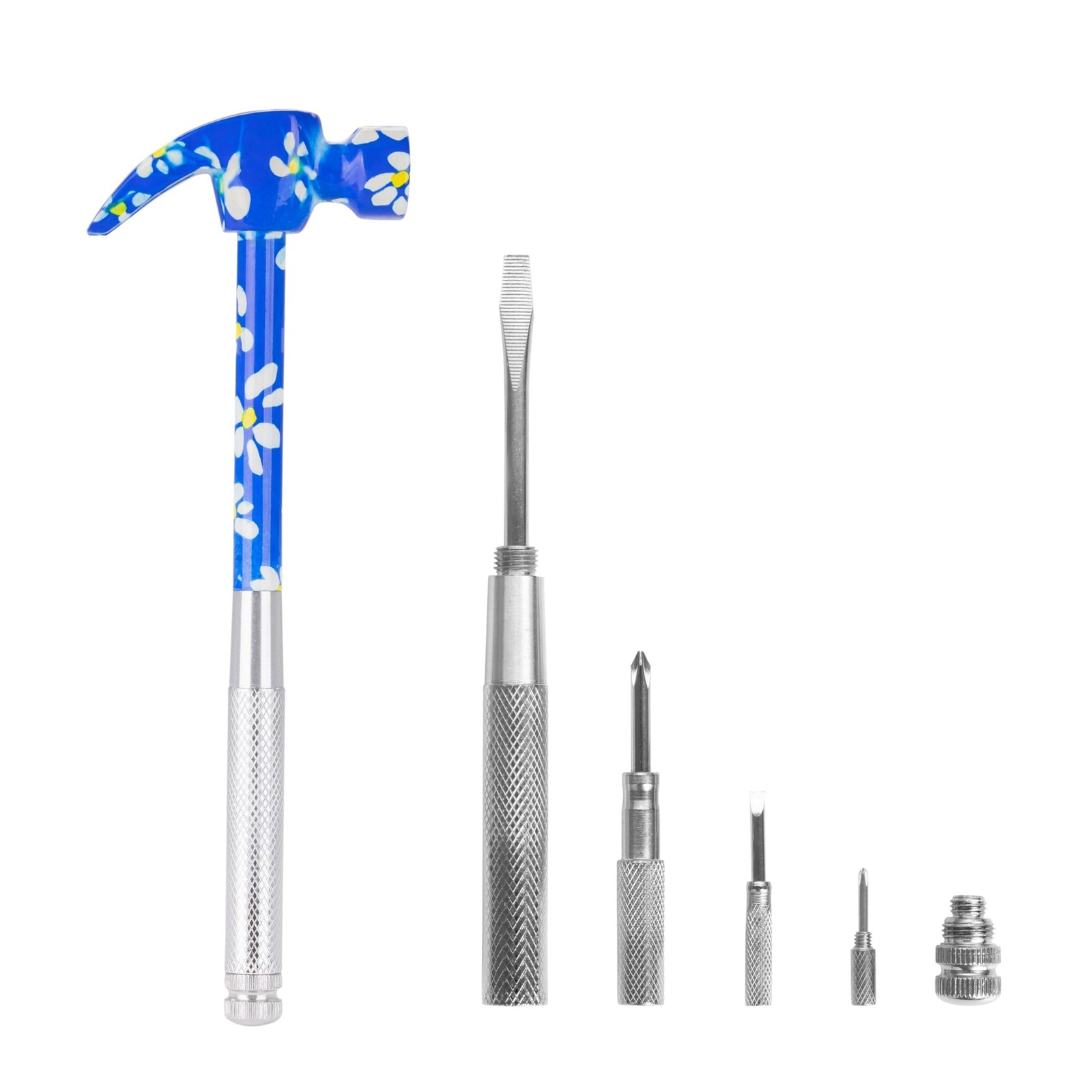 GreatNeck 5-in-1 Hammer, Built in Multitool Screwdriver, Chrome Plated | Incl…
