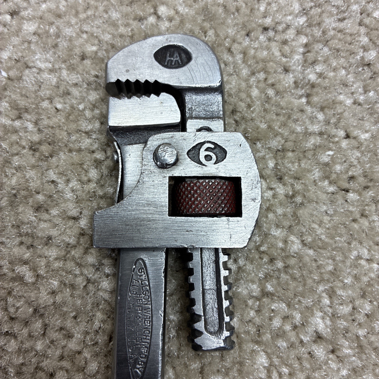 Vintage 6” Stillson Wrench by Henry &Allen Good Condition