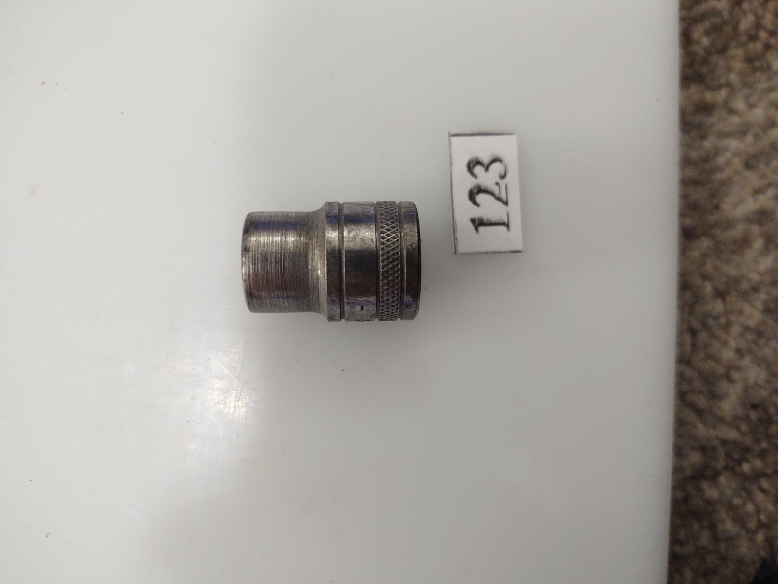 Vintage Brazil S-K 5/16″ X 1/4″ 8 Points Knurled Socket Ratchet Tool RARE