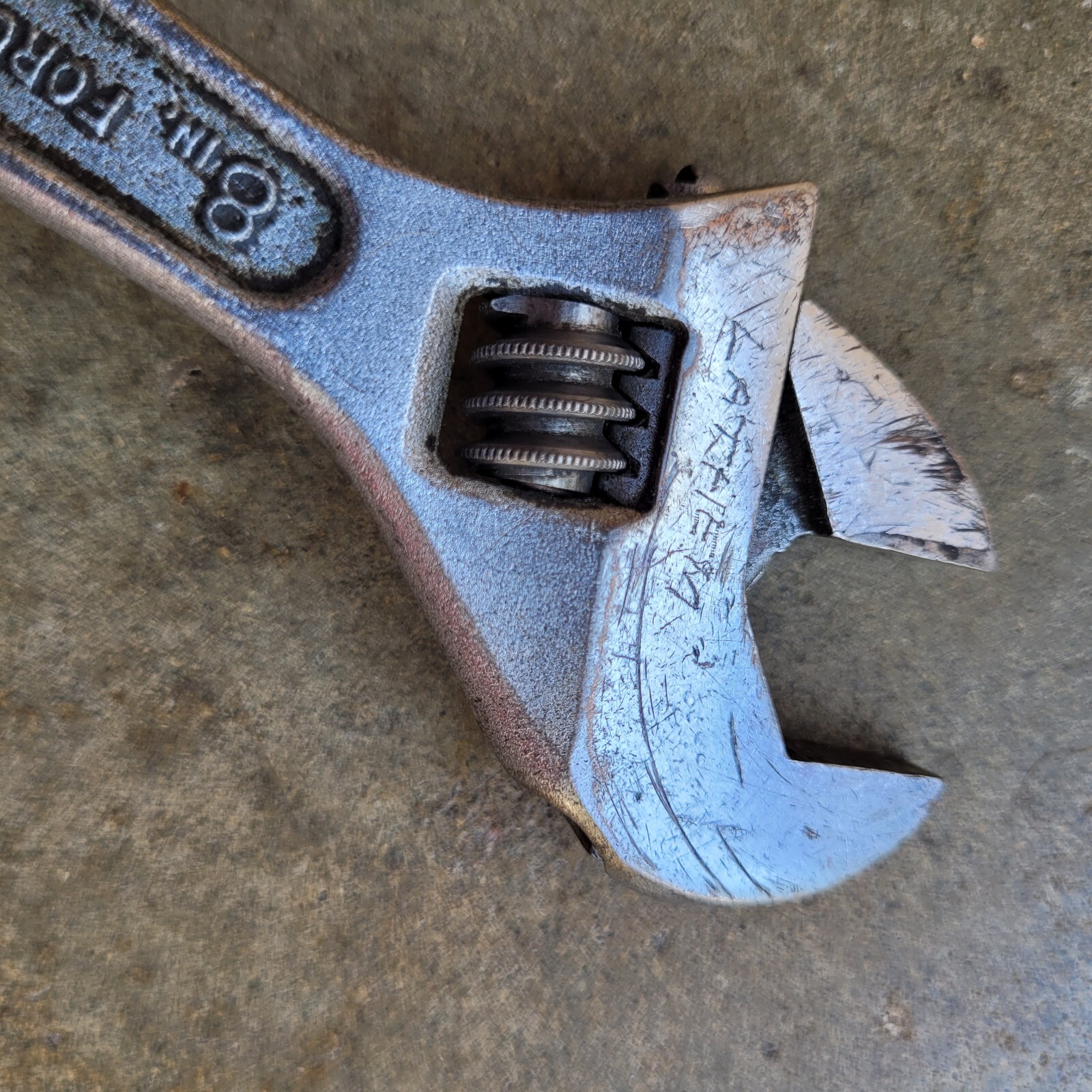 Vintage Crescent 8″ Crestoloy Adjustable Wrench USA