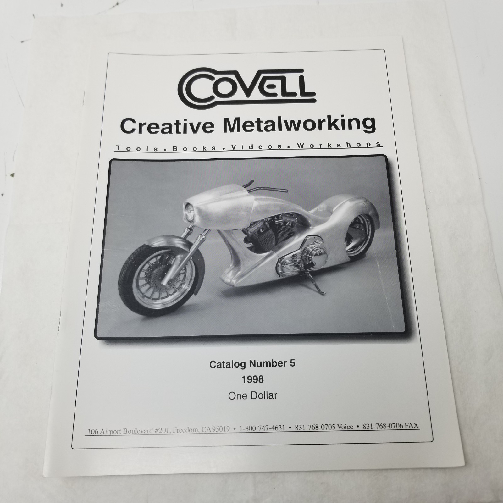 Covell Creative Metalworking Catalog 1998 Tools Books Videos Fabrication Guide