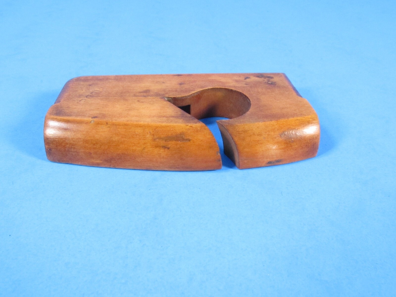 showy pair solid boxwood mini side round wood molding planes 1 has Marples iron