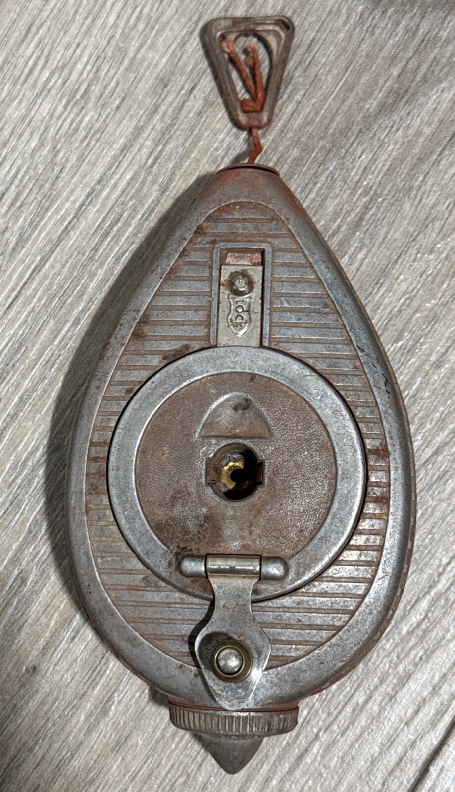 Evans Aluminum Body CL50 Chalk Line/Plumb Line Made in USA • Vintage Original
