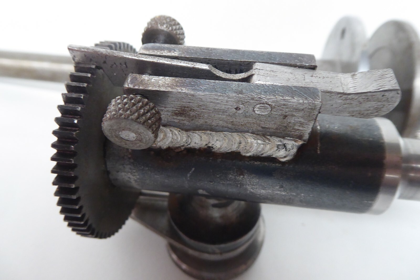 VINTAGE ENGINEERS WORKSHOP GEARED INSTRUMENT PRECISION TOOL BORING GAUGE DEVICE