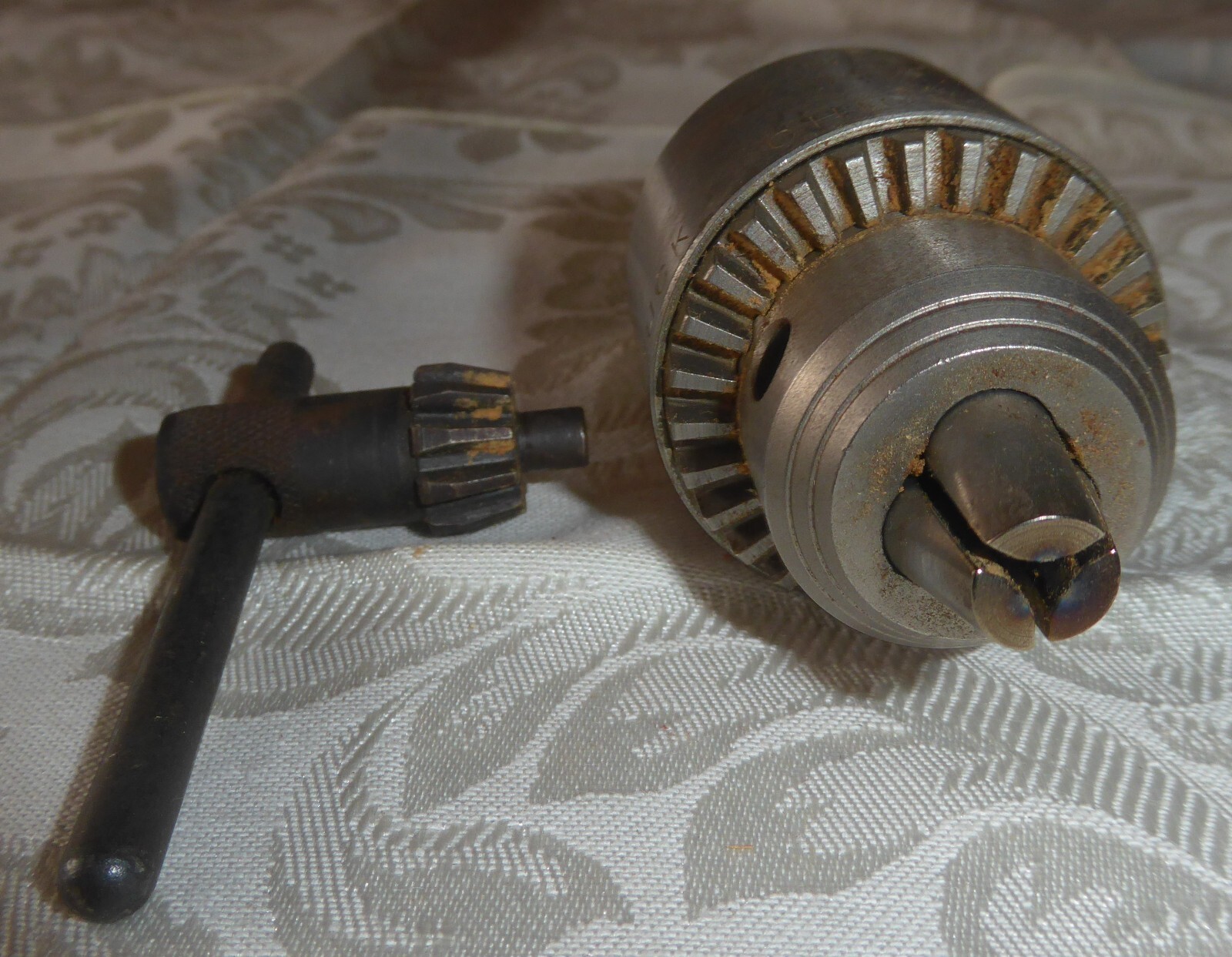 Vintage Supreme H5B Drill Chuck and Key