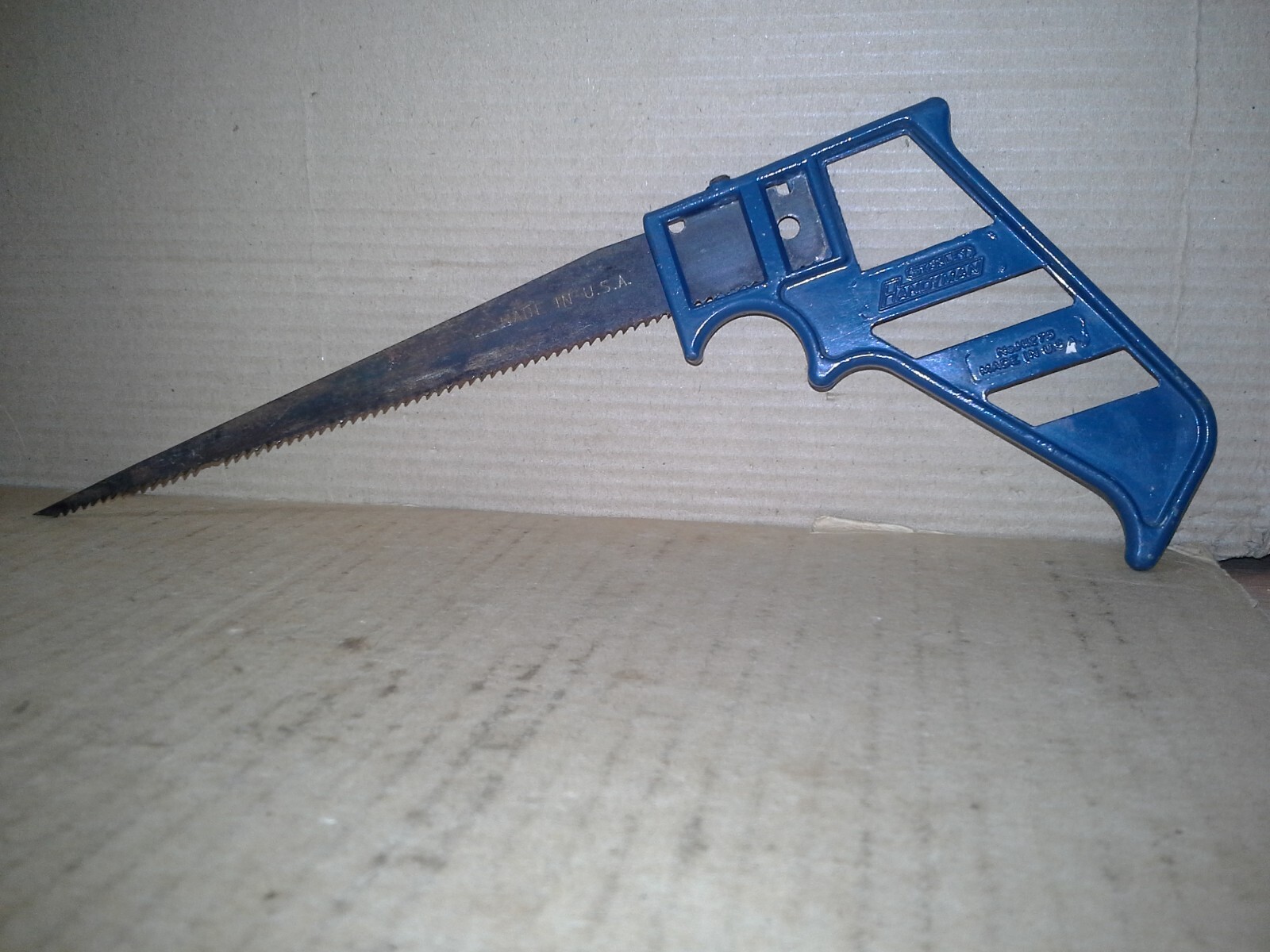 Vintage. Stanley Handyman Blue Keyhole Saw No. H1275. VGC