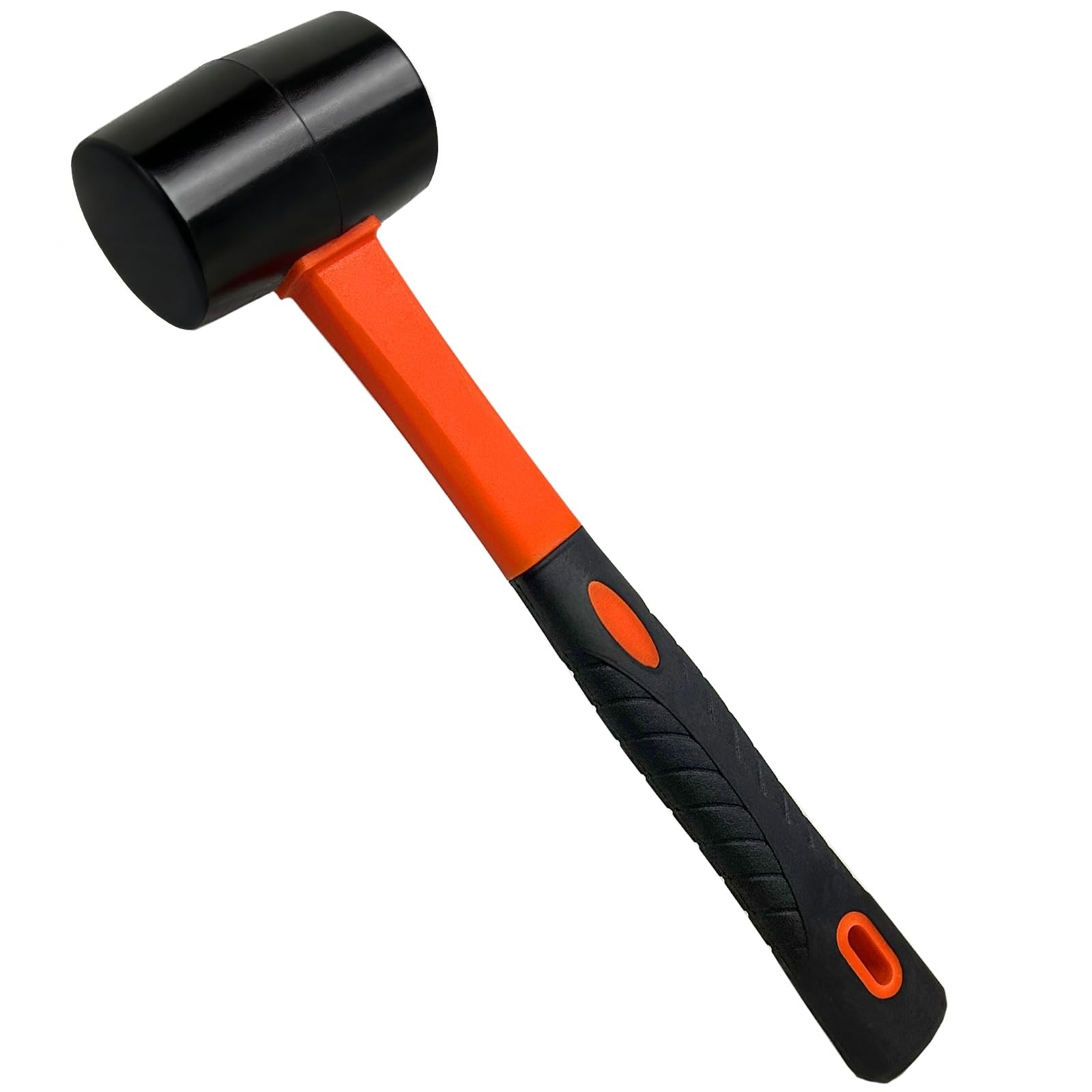 Rubber Mallet with Soft Hammer Head – 13.5 oz Rubber Mallet Hammer, Rubber Ma…