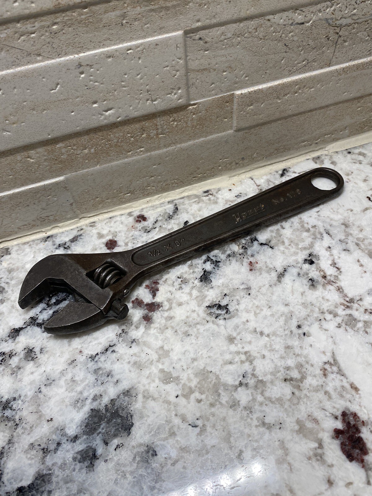 Vintage Hazet Wrench No. 179 1/2 x 8 8 In Made In Germany