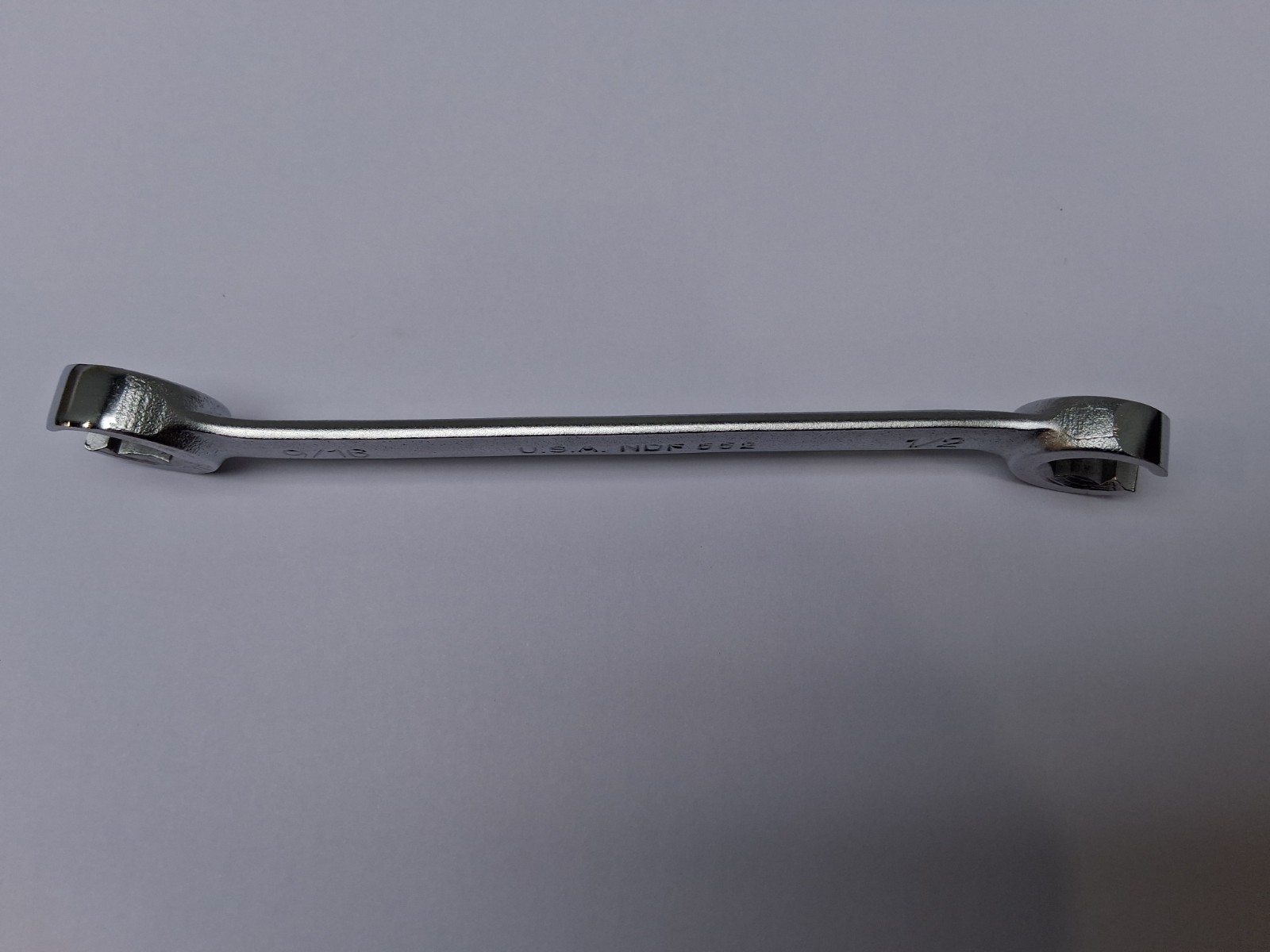 Vintage NAPA flare Nut Line Wrench 1/2-9/16 Made In USA NDF 552 NICE CONDITION