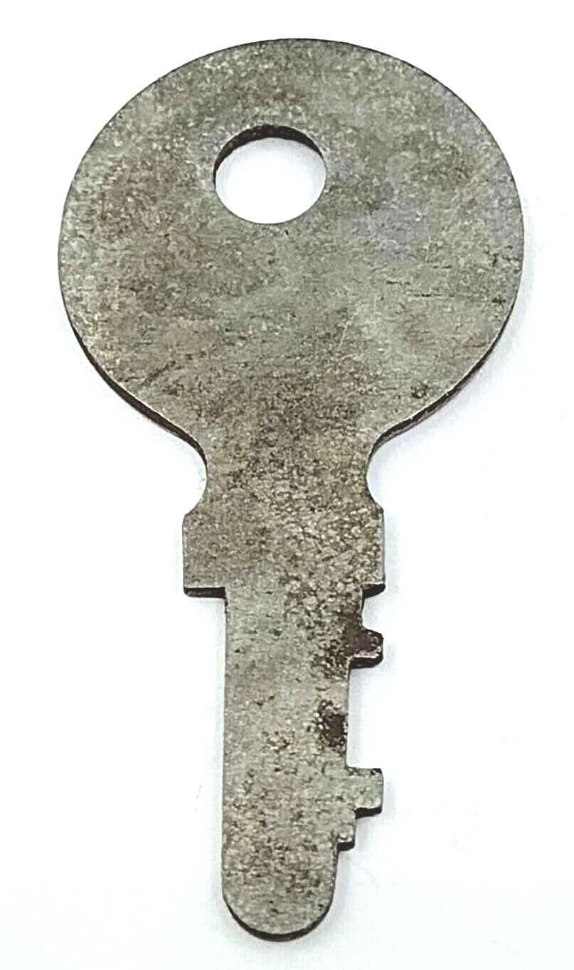 Vintage Key Flat Round Bow Appx. 24mm Replacement Steampunk Doors Locks Cabinets