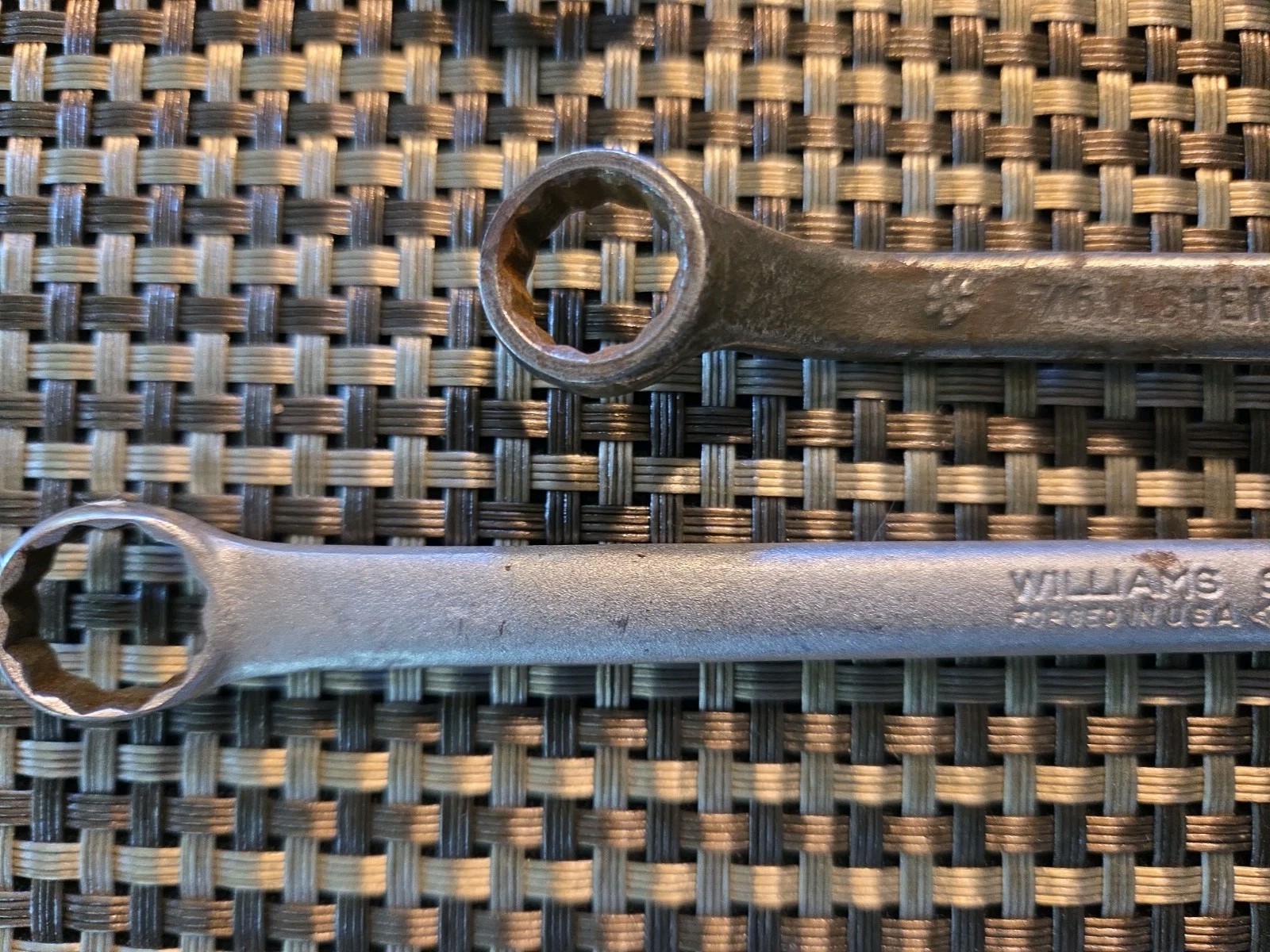VTG Mix Williams Superrench stubby 3/8-1″ Straight Offset Box End Wrench Set USA