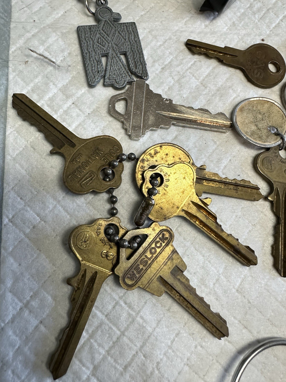 Almost 5 Pounds Old Vintage Keys Padlocks Fobs – Various Types