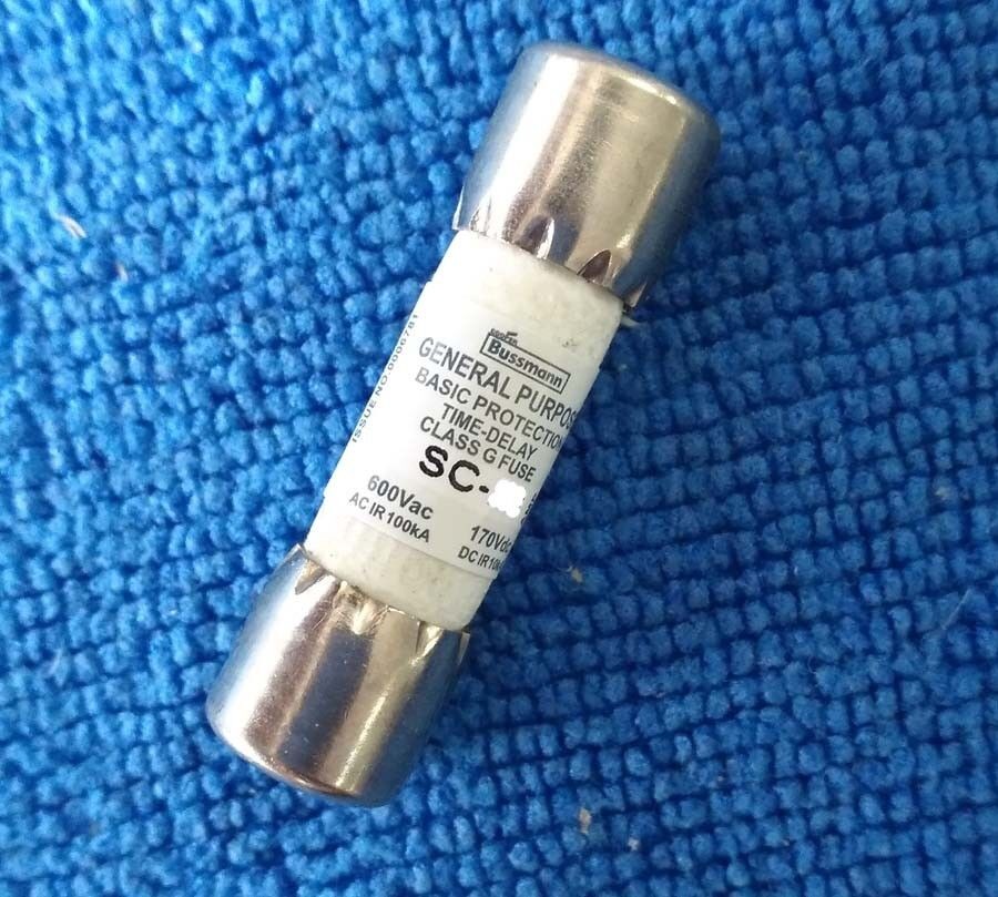 ORIGINAL Bussmann SC-10 SC10 (10 Amp) 600Vac TIME-DELAY CLASS G Fuse