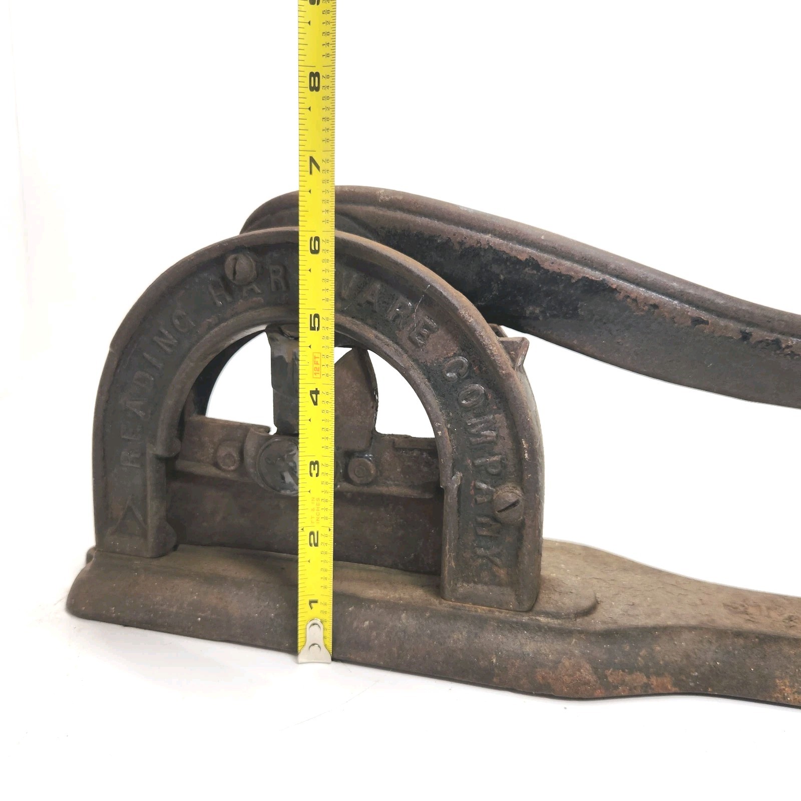 VTG Reading Hardware Co Standard Tobacco Knife Cutter #12 Pat’d 1880 Antique