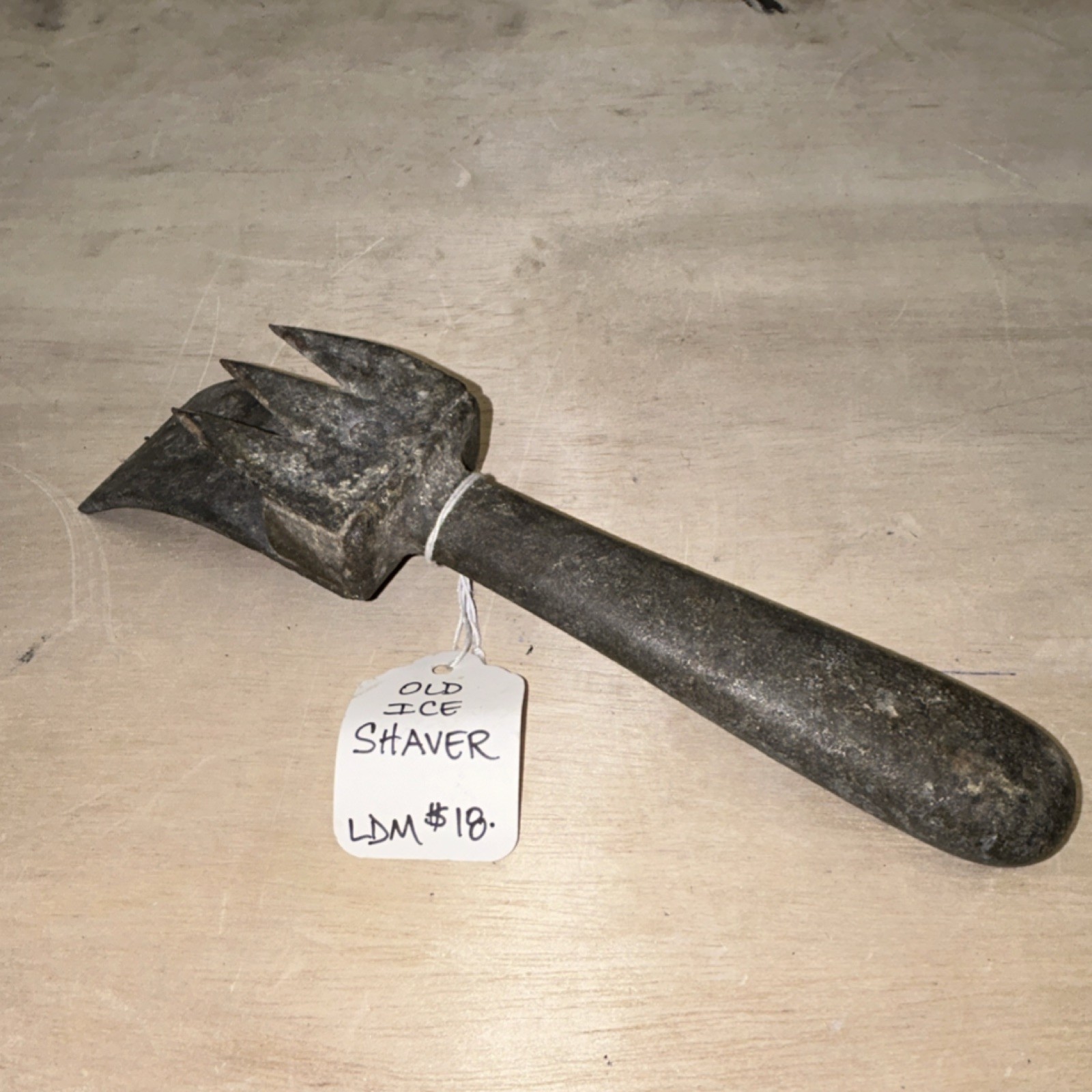 Vintage Metal Ice Shaver Kitchen Tool