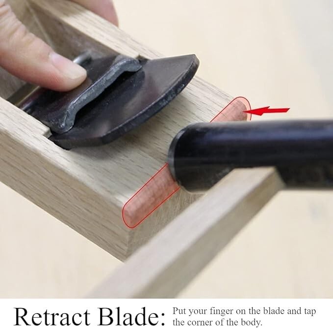 Kakuri Hand Plane Japanese Hira Kanna Blade 42mm From JAPAN