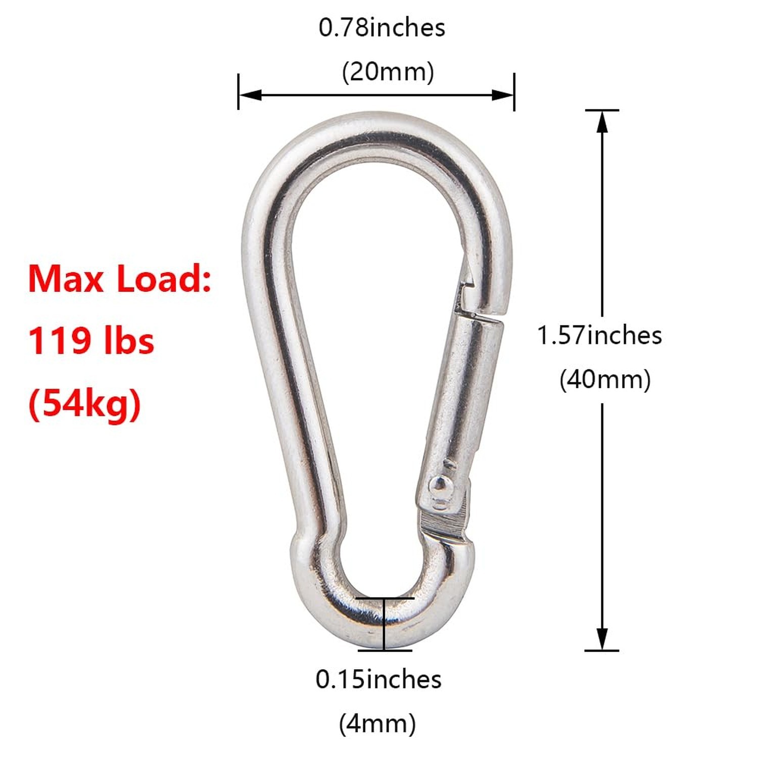 10Pcs 304 Stainless Steel M15 Single Pulley Block, Wire Rope Hanging Wire Tow…
