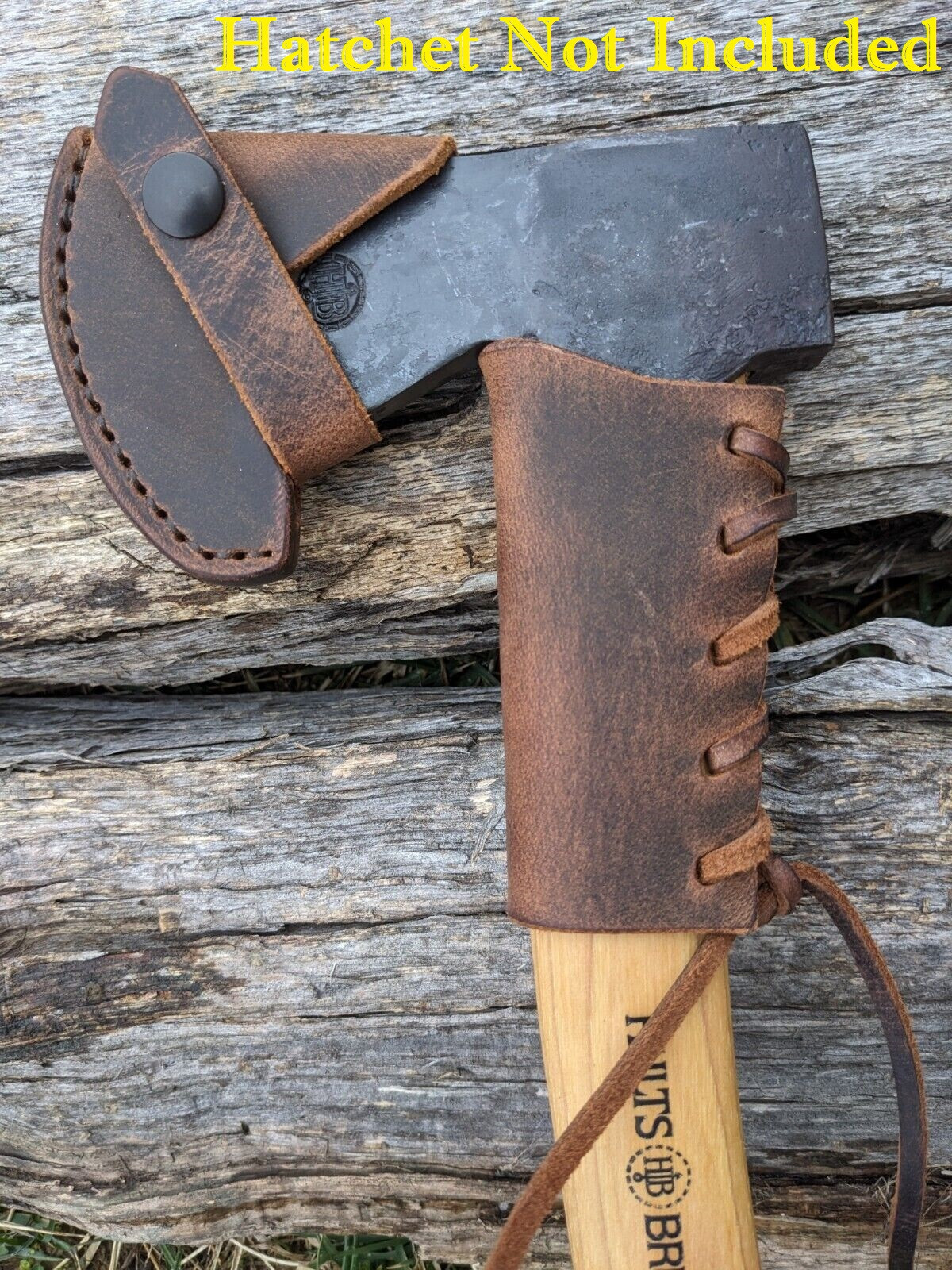 Hults Bruk Almike Leather Sheath Mask And Guard (Axe NOT Included) Bushcraft