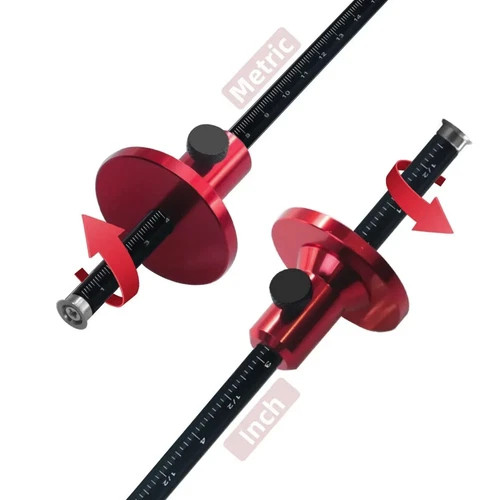 1pc Wheel Marking Gauge Woodworking Scriber Inch MM Measuring Tool – NEW