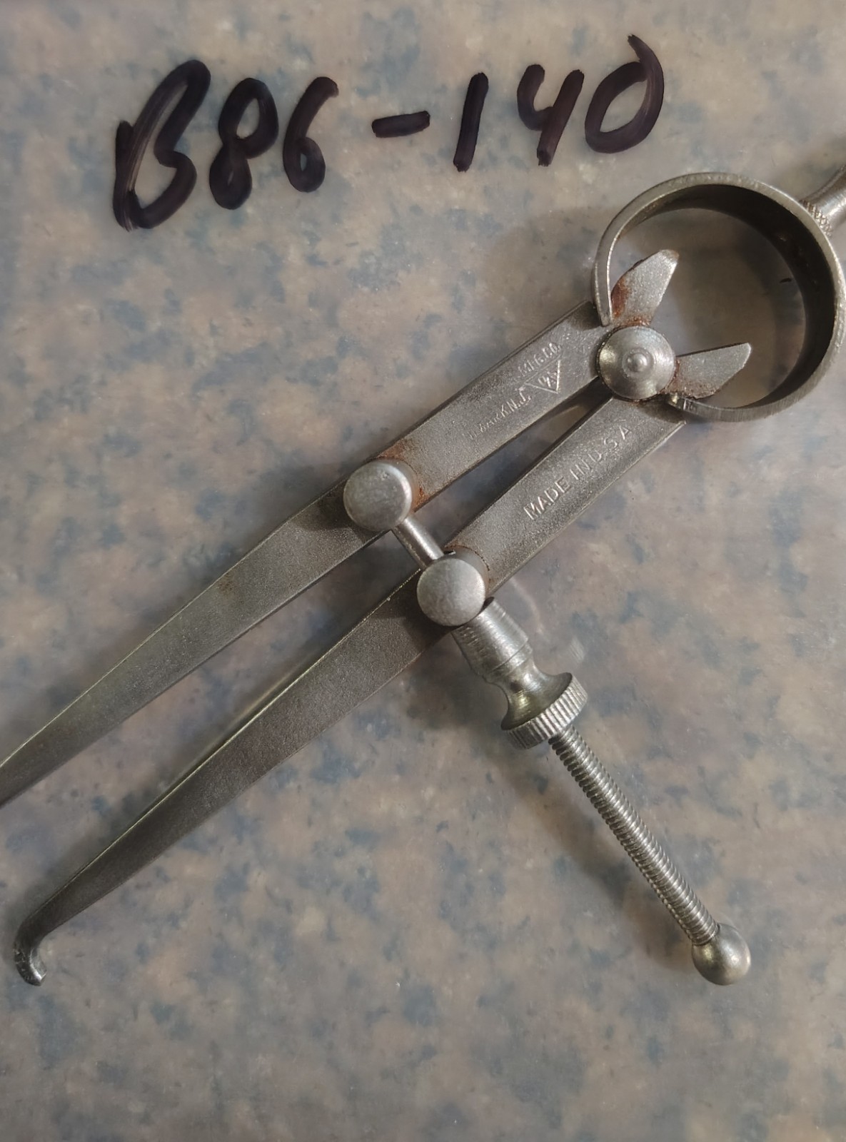 🗽 VINTAGE SAMPSON 4″ ID CALIPER MACHINIST/ TOOLMAKER