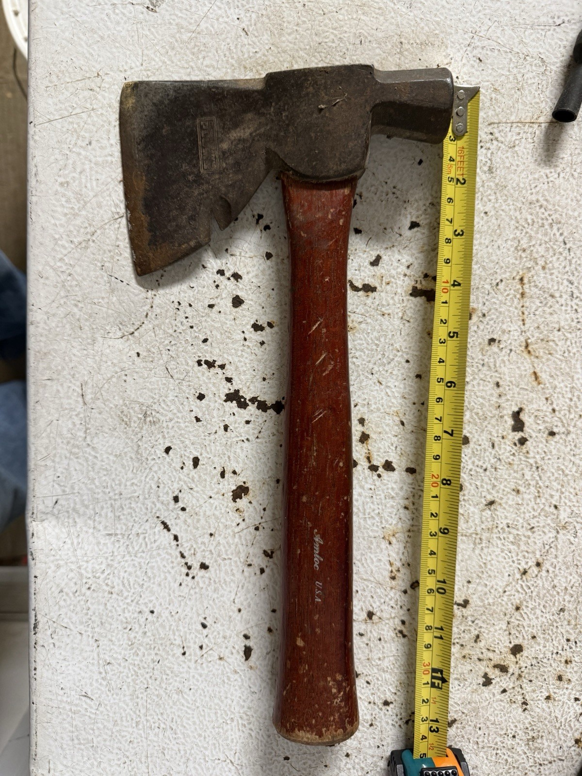 GENUINE PLUMB HATCHET AXE/HAMMER 1LB.14oz. Amloc Handle Octagonal Plain Face