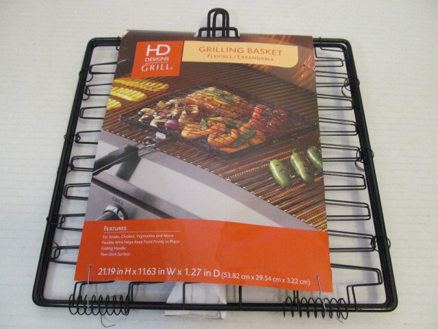 HD Designs Grilling Basket for Steaks, Chicken, Vegetables & More