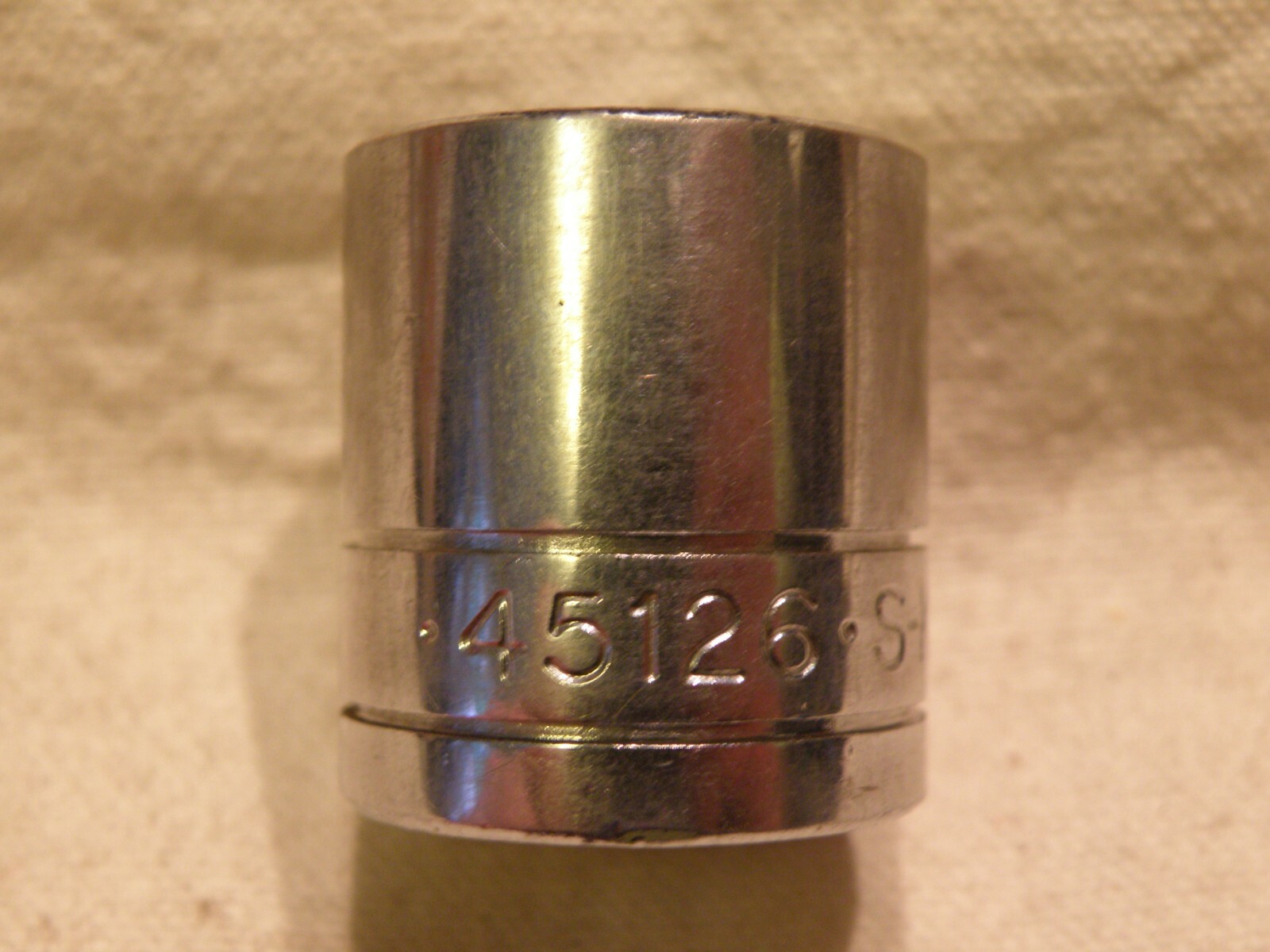 S-K 3/8 Drive, 12 Point, 13/16 Standard Socket. 45126 Made In USA. V. G. Cond.