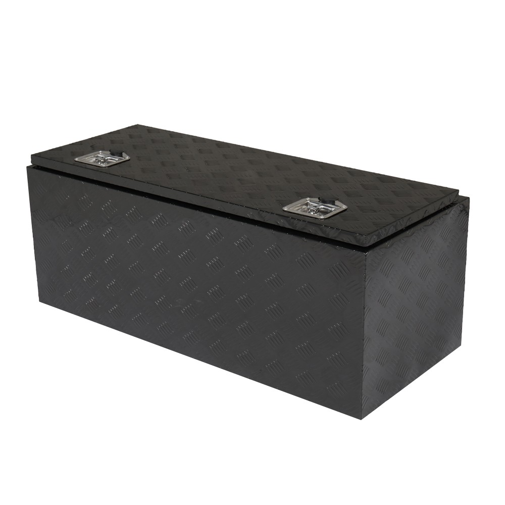 42″ Aluminum Under Body Toolbox 5 Bar Tread Black