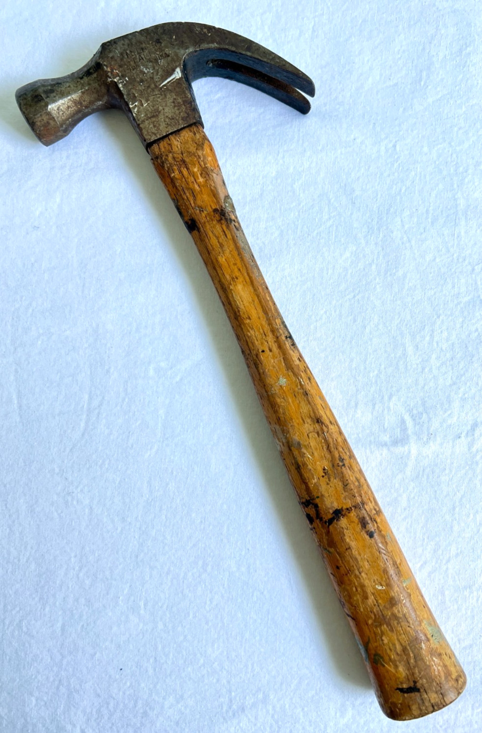 Vintage Millers Falls 13oz Curved Claw Hammer with Wood Handle Made in USA