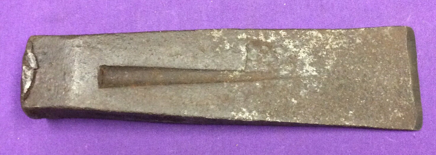 Used Vintage Warren-Teed Axe Wedge 7 5/8 X 2 Inches 2.94 Pounds U4