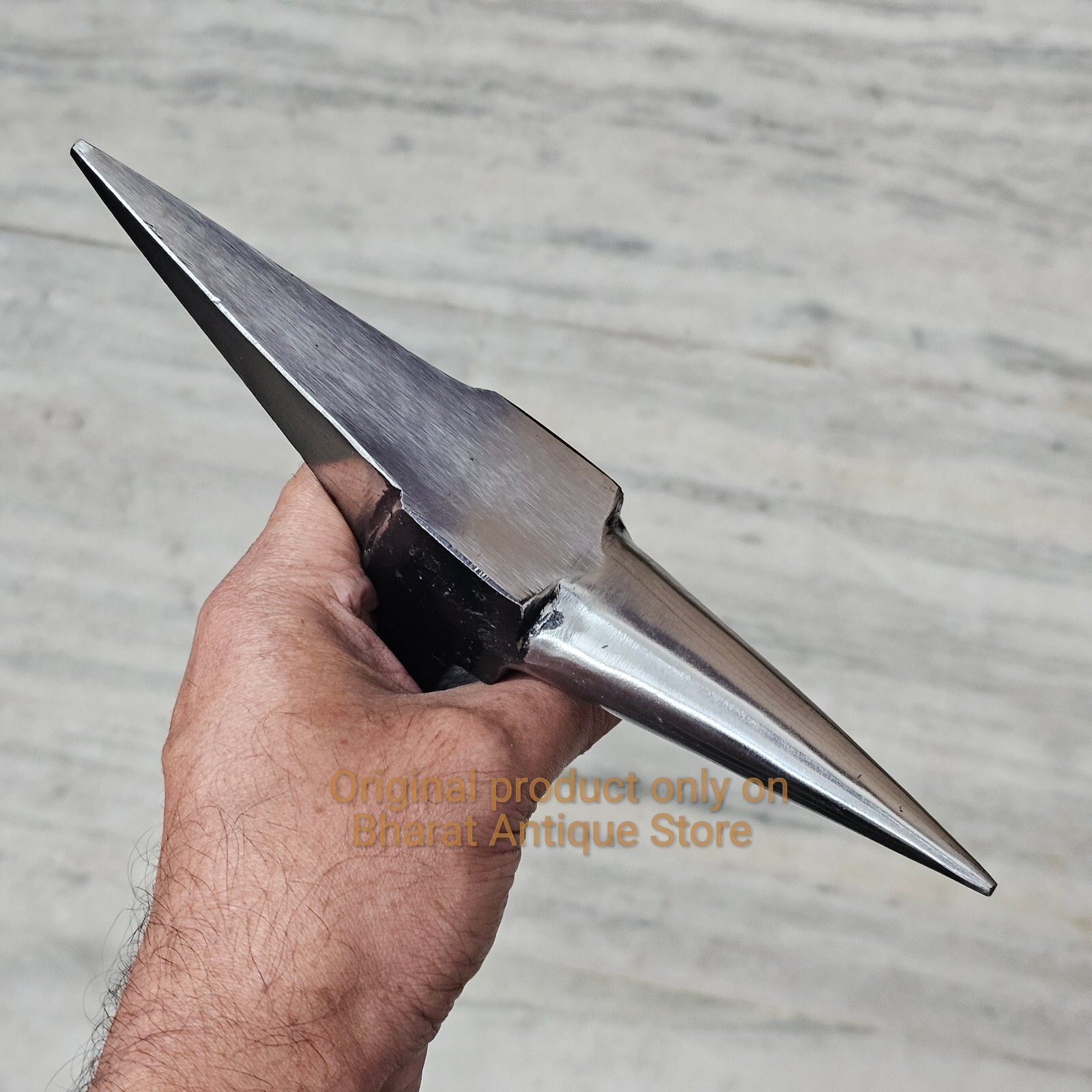 Antique Black Iron T Anvil Heavy Collectible Blacksmith Tool useful 3.5 lbs 9 in