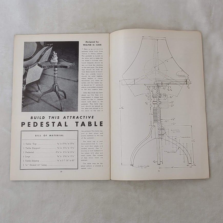 Practical Delta Projects Book 16 Rockwell Woodworking Plans 4516 Vintage 1940s