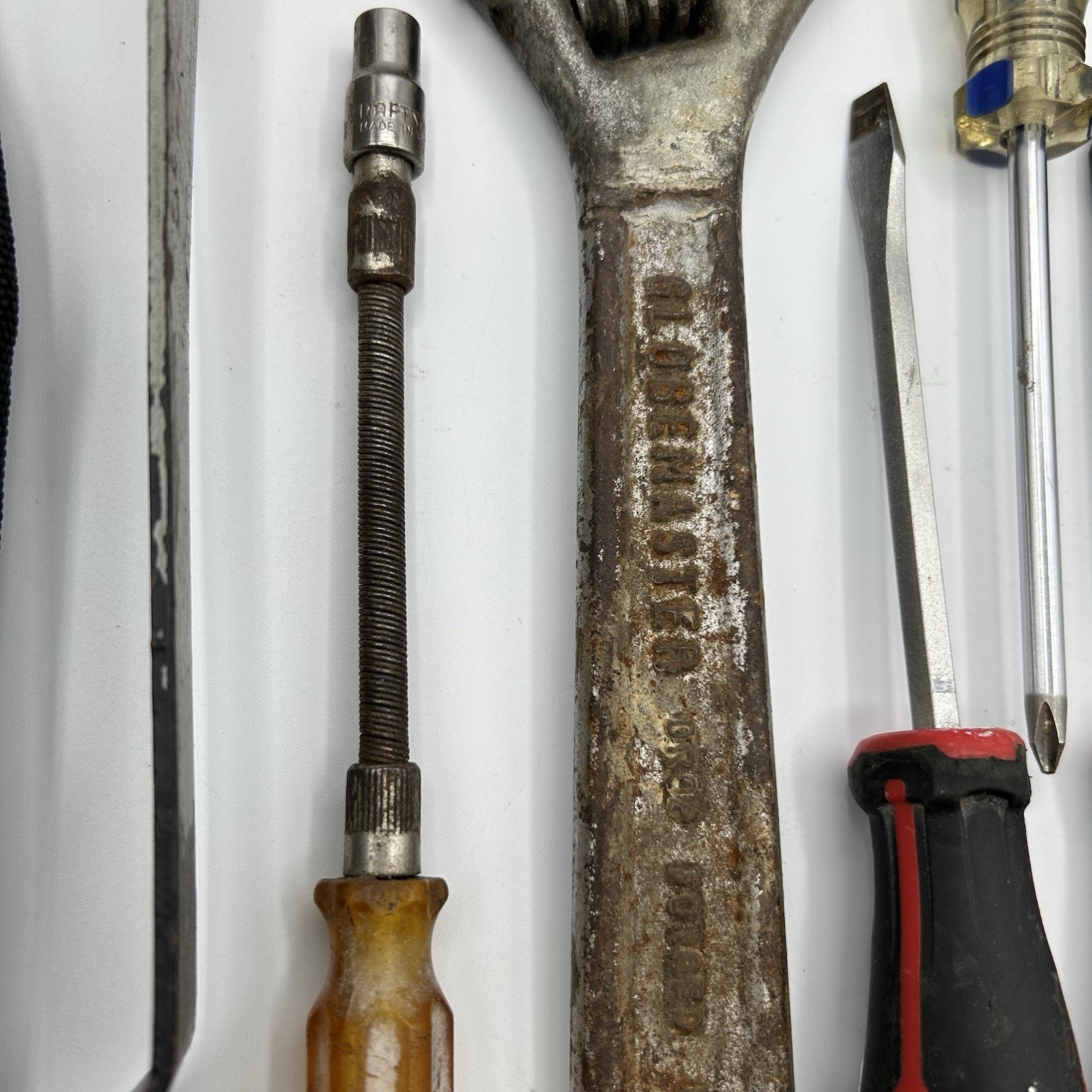 Huge Lot Of Assorted Tools Craftsman Crescent Milwaukee Husky Stanley