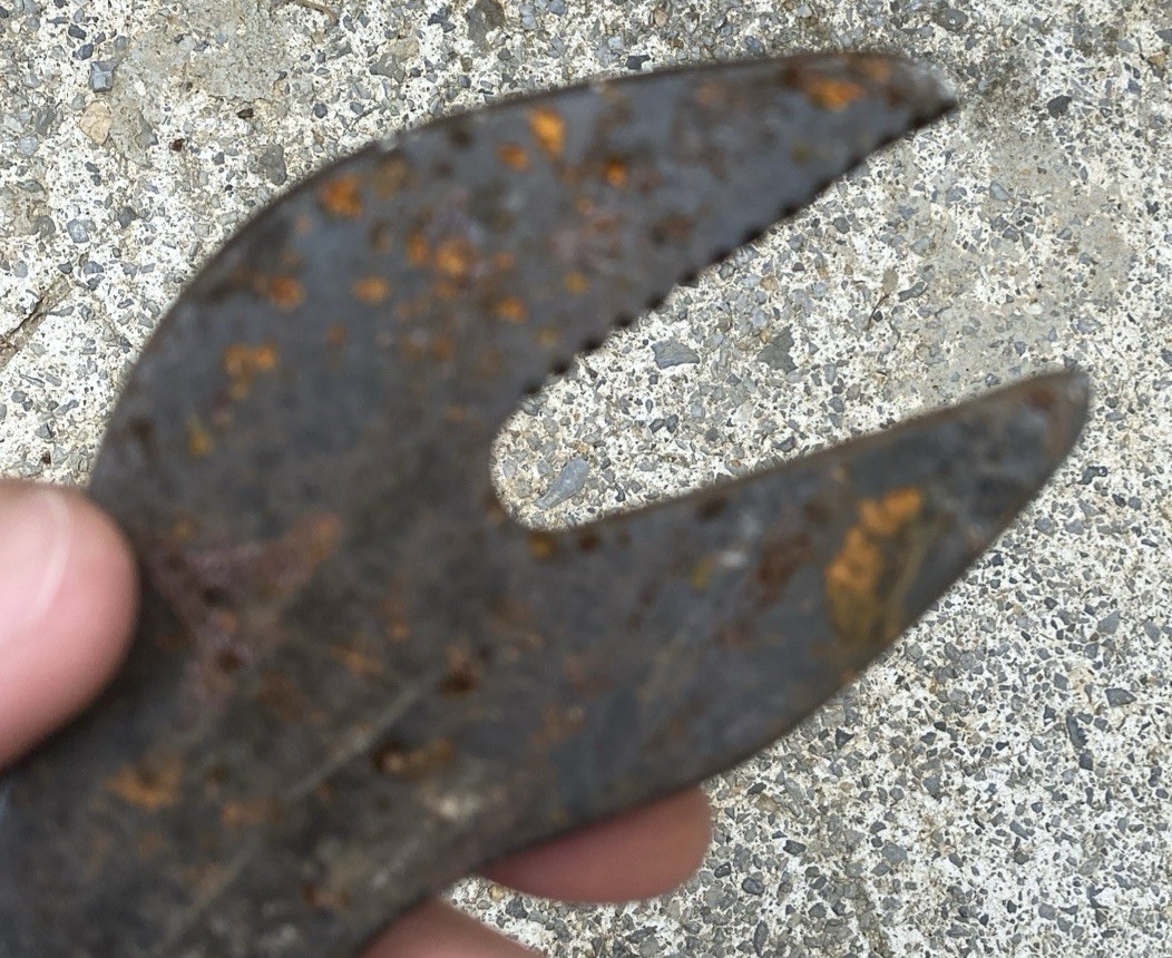Double Alligator Wrench Cast Iron H Wancke 7.5×2.5x 1/2” Some Rust
