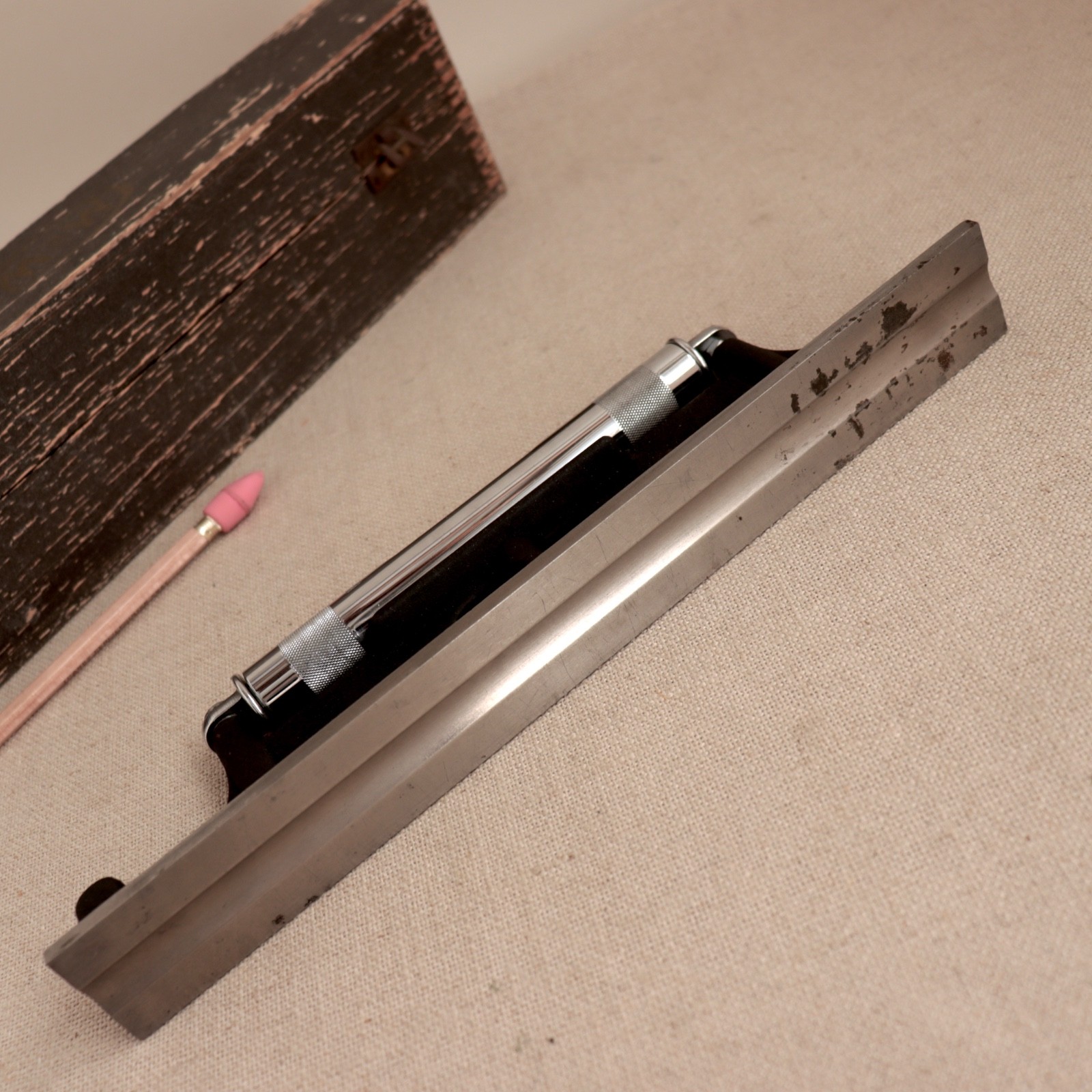 Moore & Wright Engineer Machinist Dual Level 301mm ELM Vtg Sheffield England Box