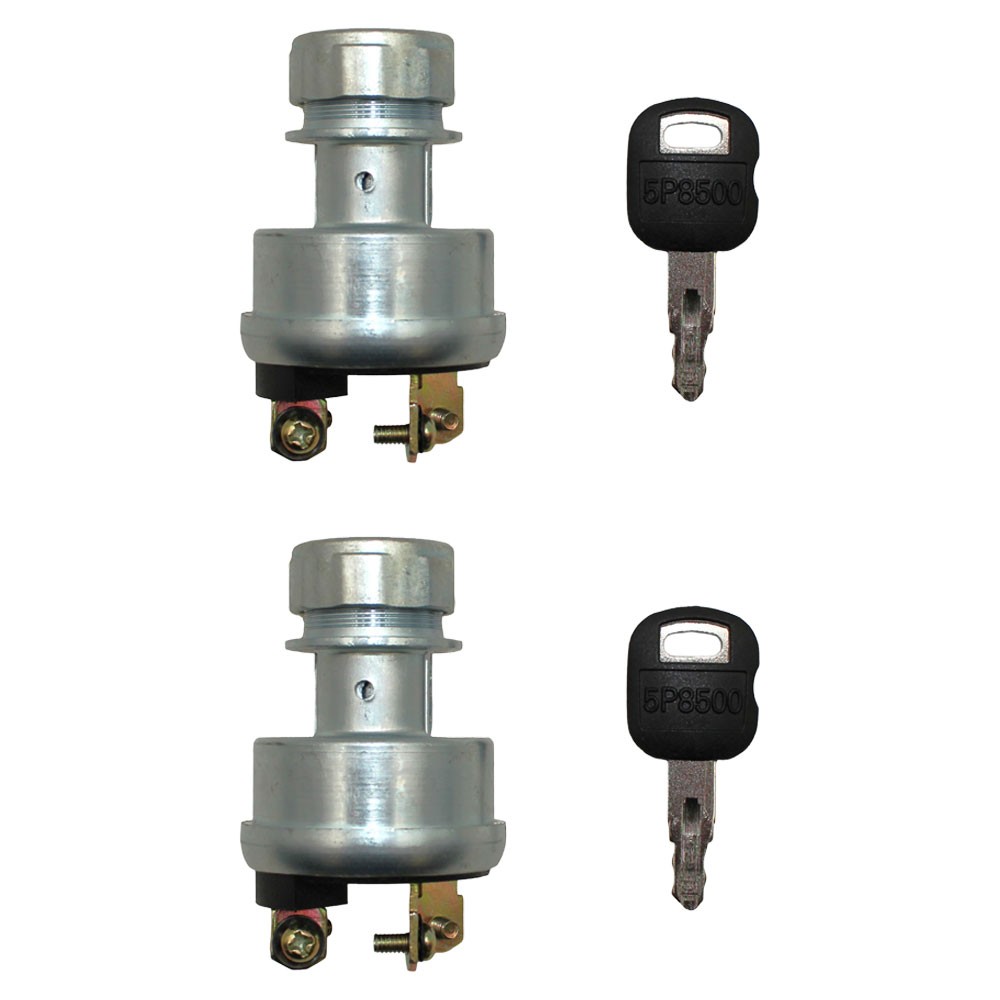 2pk Ignition Key Starter Switch With Key Fits CAT Fits Caterpillar 9G7641 9G-764