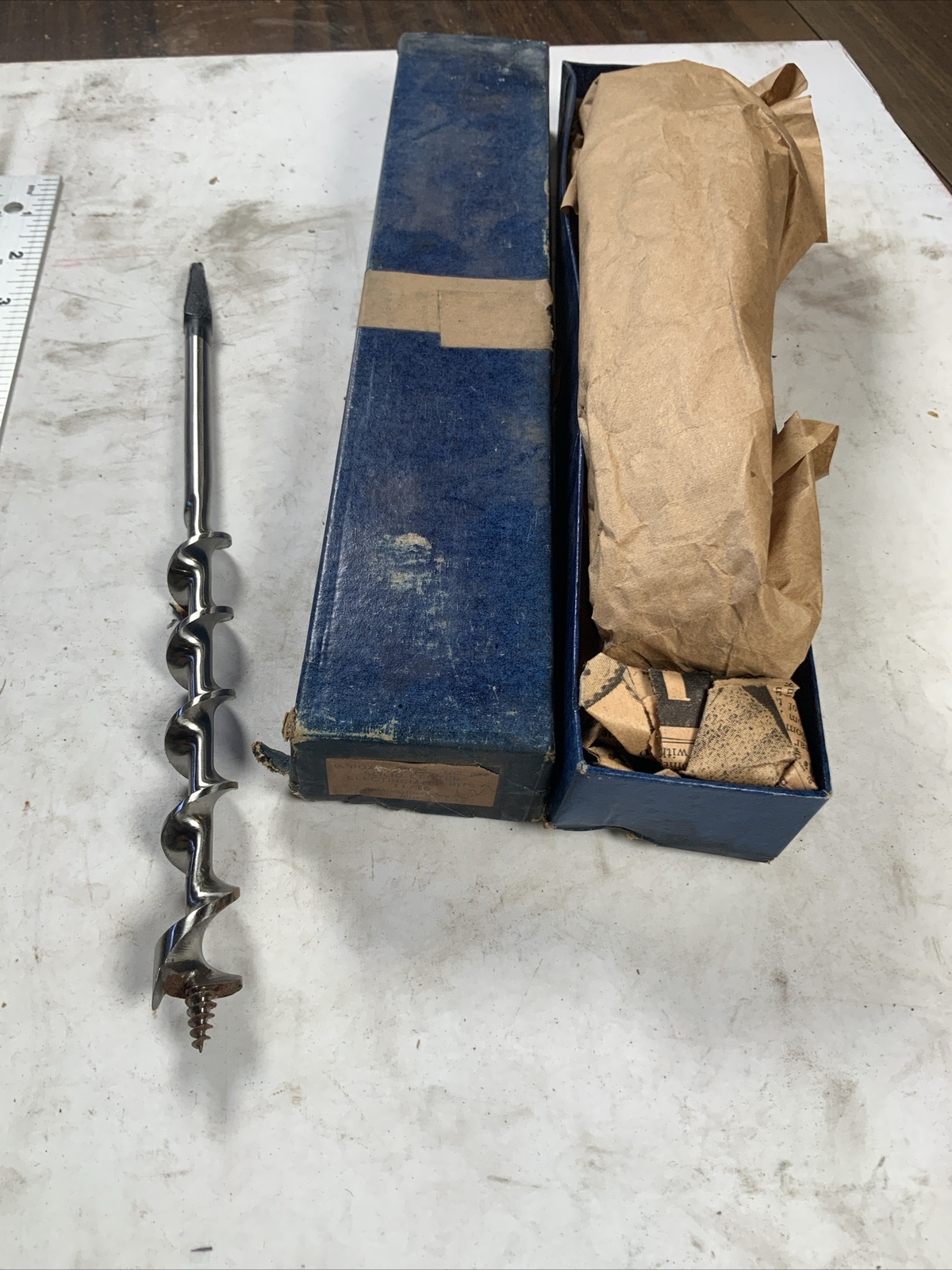 ONE (1) – New NOS Snell 11/16” Electricians Drill Bit Tapered Shank 10” #RD