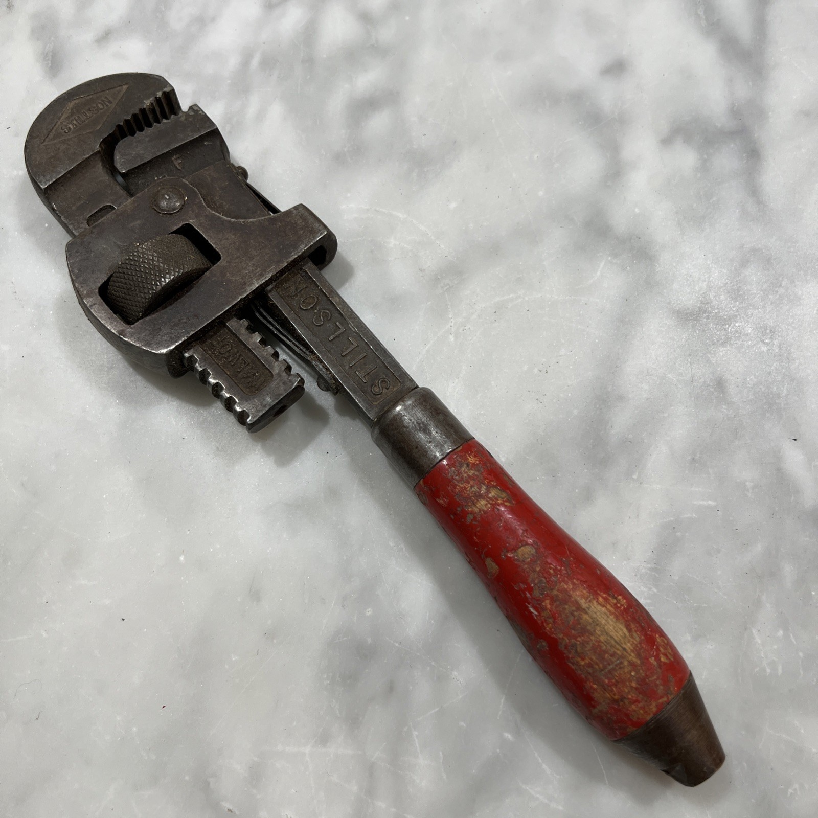 Vintage Stillson No. 10 Pipe Monkey Wrench Walworth Made in USA
