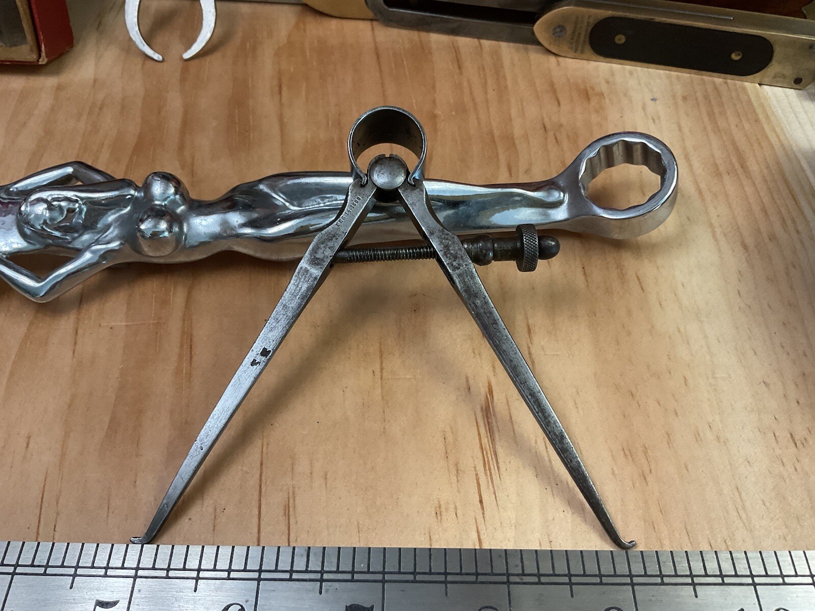 J. Stevens A & T Co. Caliper – Rare Antique Tool – Patents 1886 1888 – Machinist