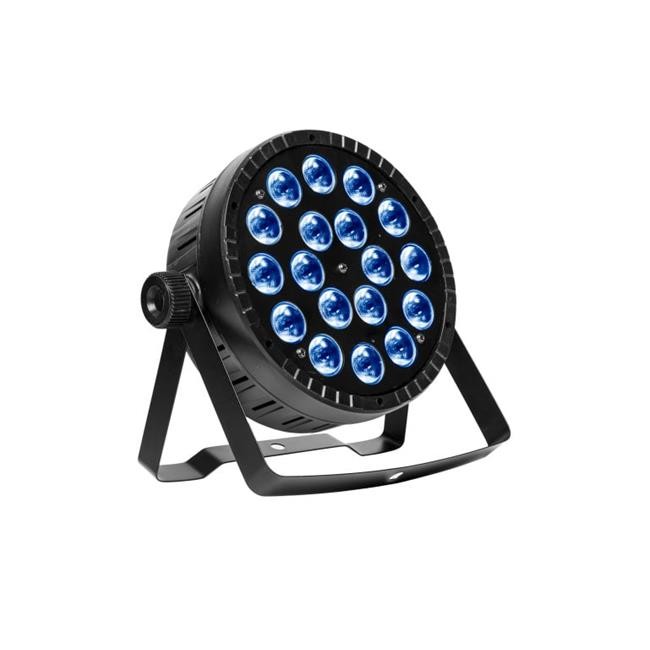 Stagg 27098 18x3W Theme USA Light Theme LED Par Spotlight – Red Green & Blue