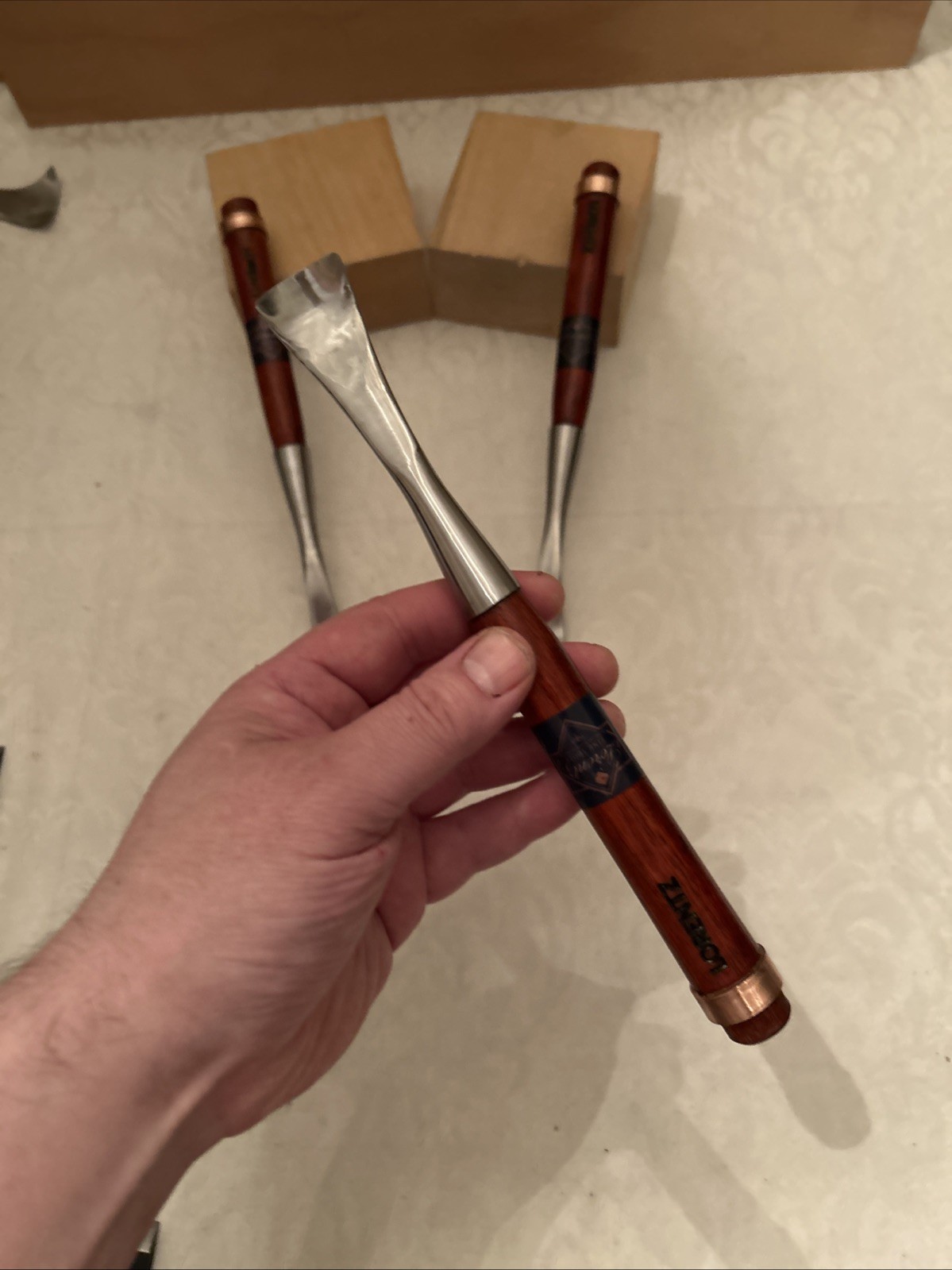 Swiss / German Style 3 Spoon Gouge Pro Set 9a / 26mm, 21mm & 8a / 18mm
