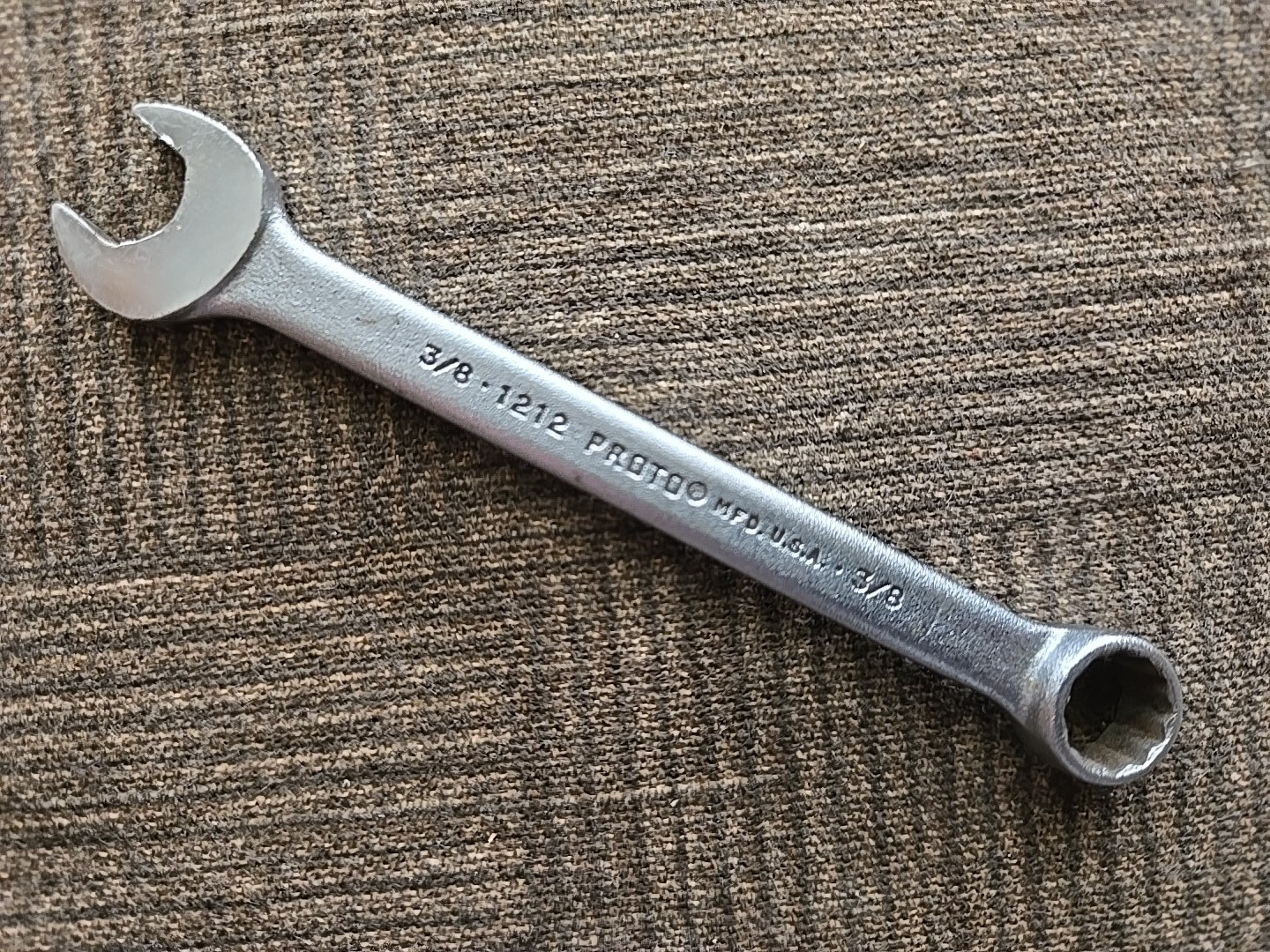 Proto – 3/8″ Combination Wrench #1212 Approx. 4 1/2″ long MFD – USA